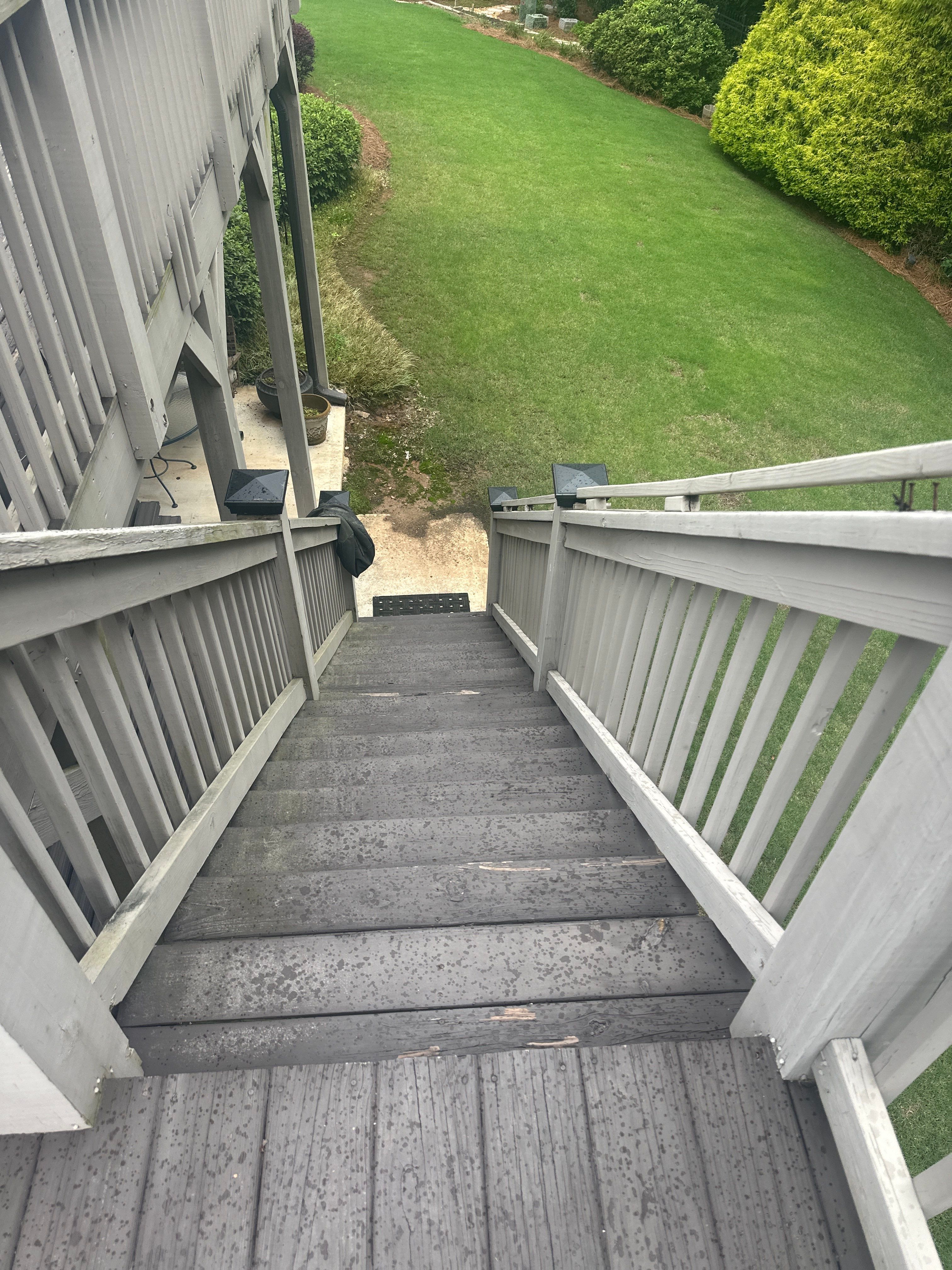 Woodstock, GA Deck Resurface using Trex Enhance Natural Series in the Rocky Harbor Color by Nelson Exteriors 