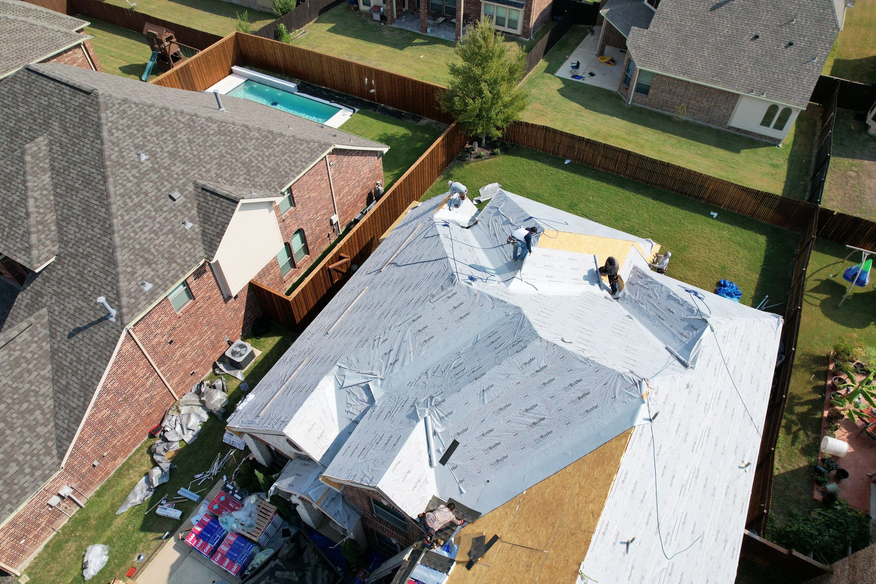 Project in Keller  by Zeus Exteriors