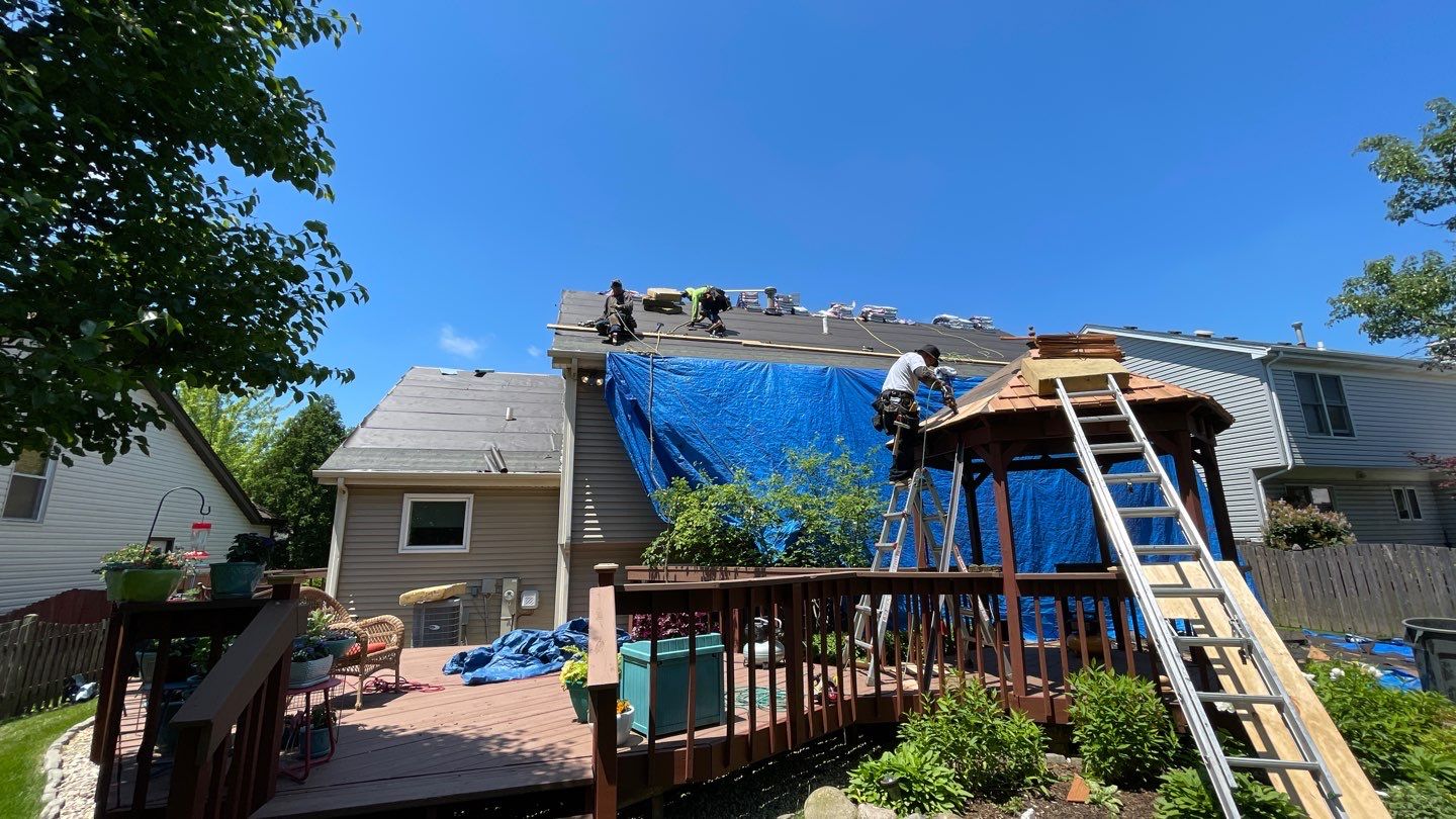 Residential Roofing Installation using GAF Timberline HDZ by Pro Home Services Inc
