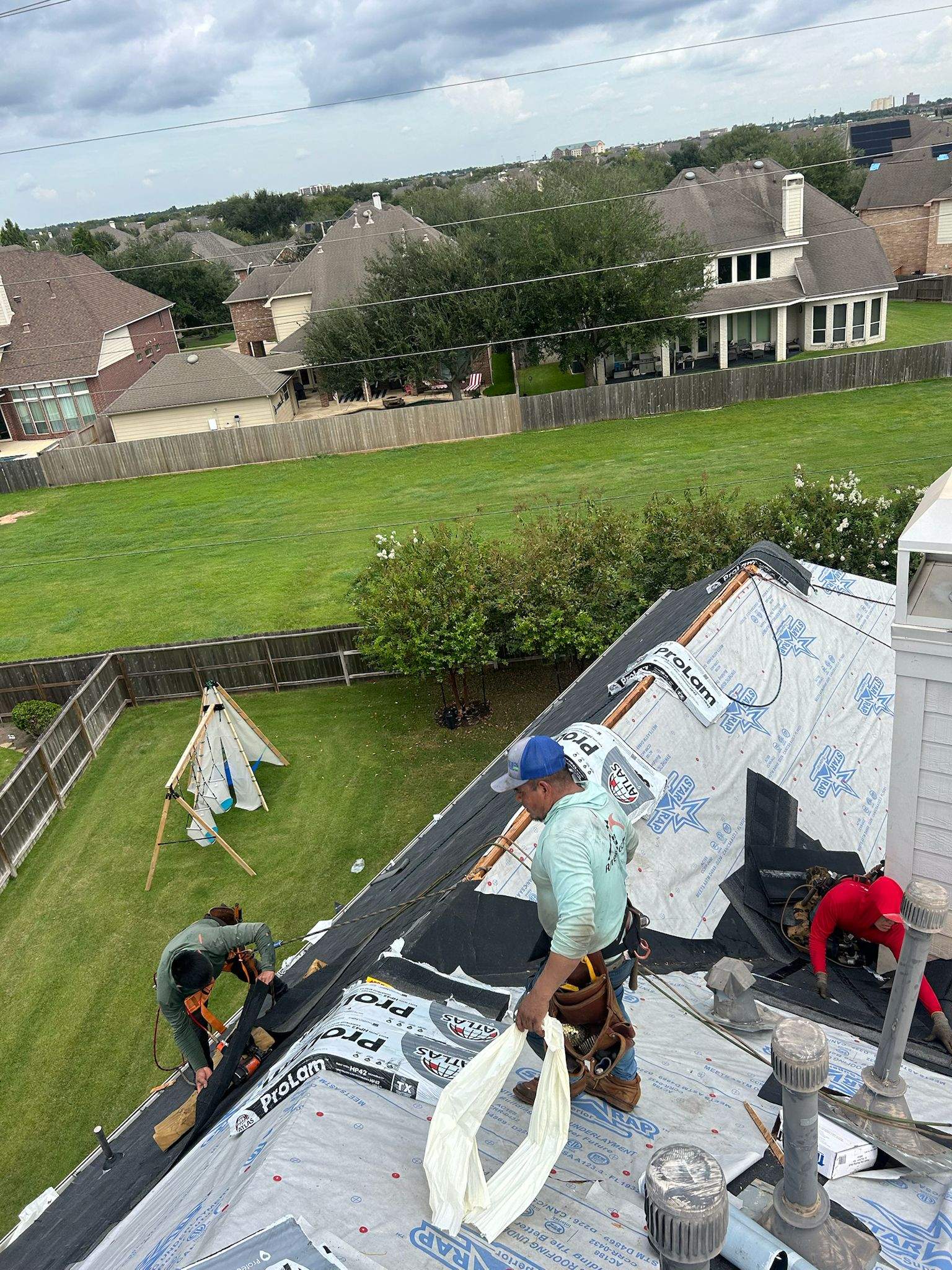 Project in Sugar Land by Motion Roofing
