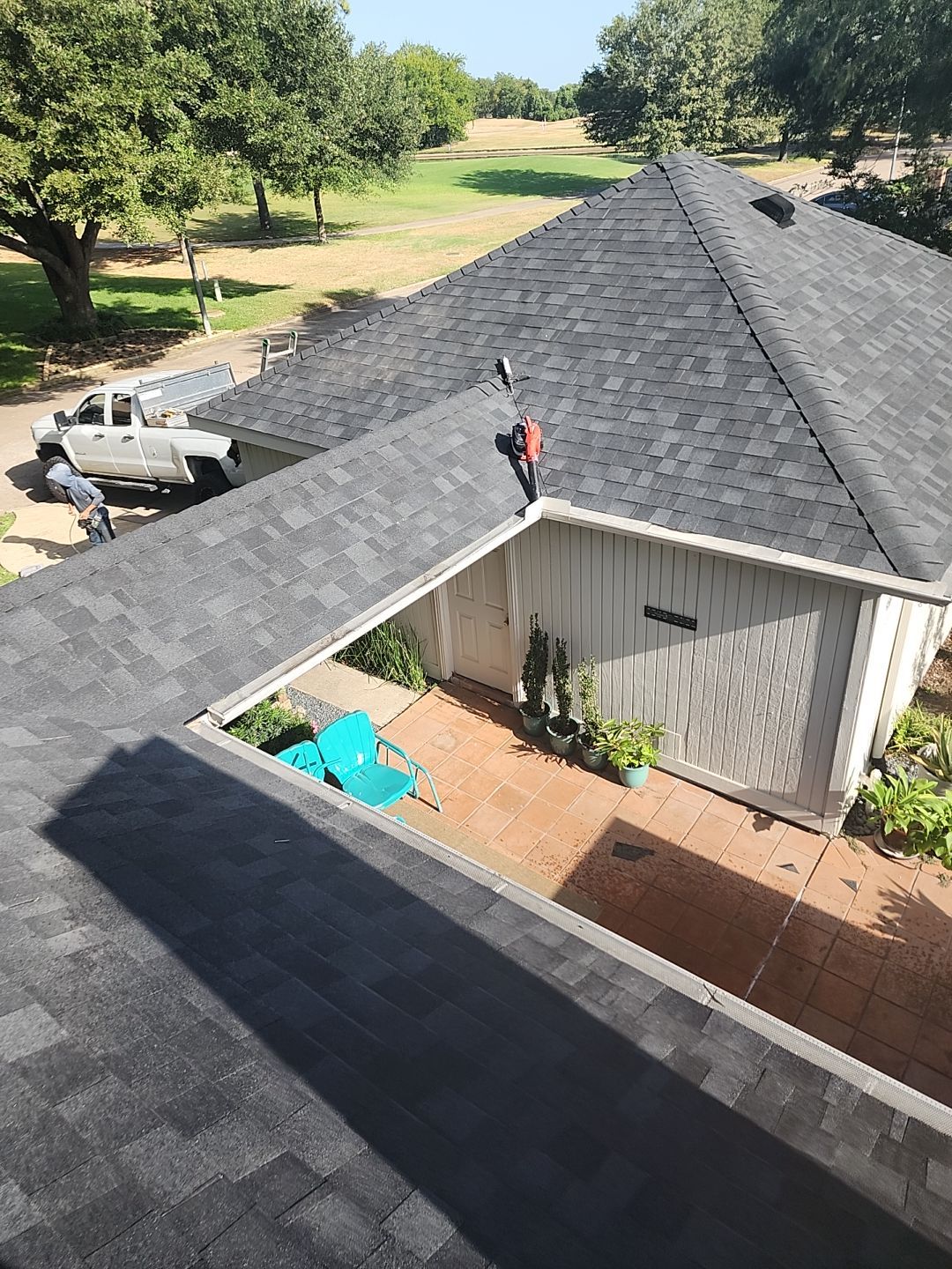 Residential Roofing Installation using Owen's Corning Duration (Lifetime) Shingles by Roof Repair Company