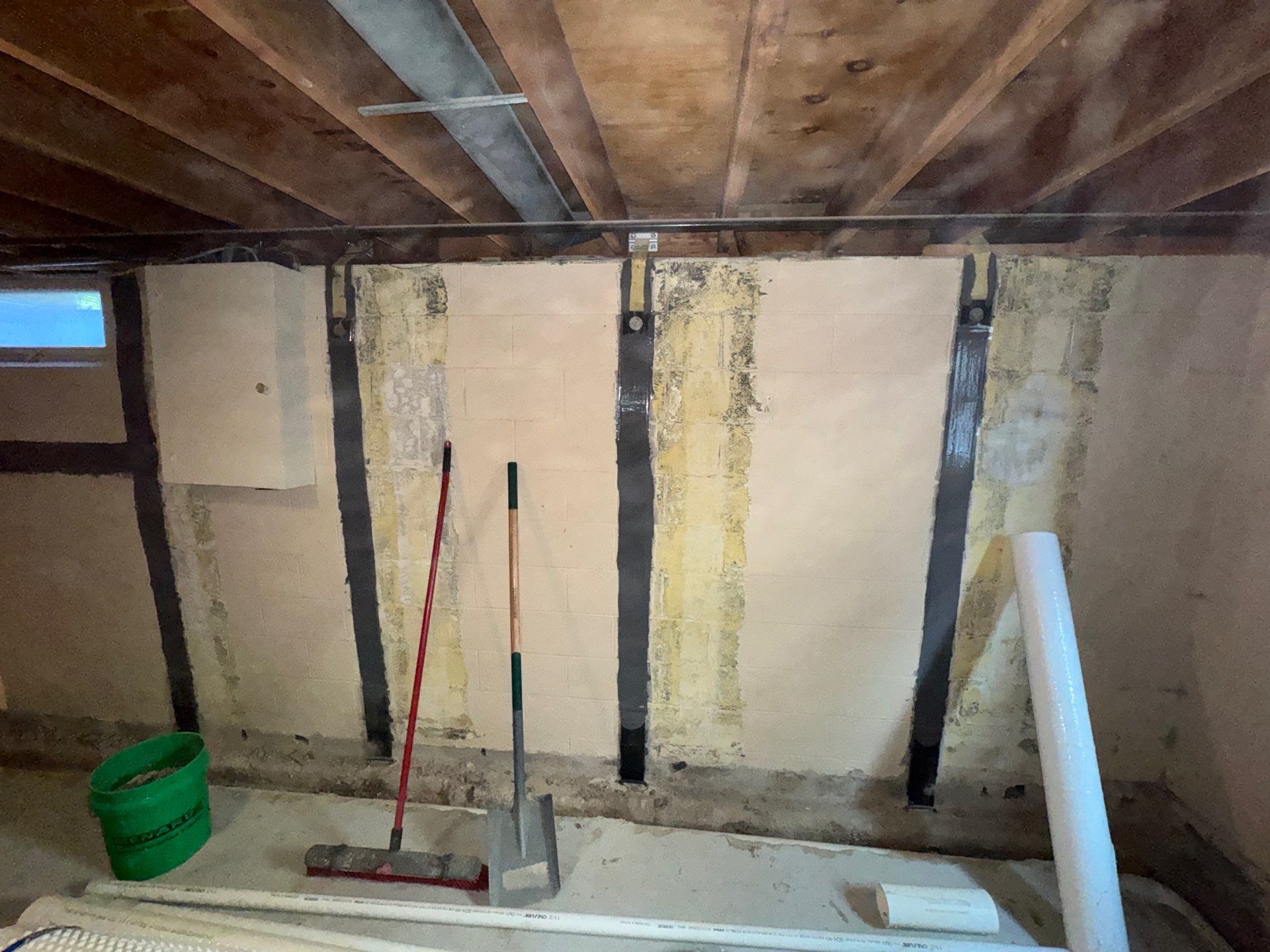 Eldridge, IA Invisibeam Project by ACE Waterproofing & Basement Solutions