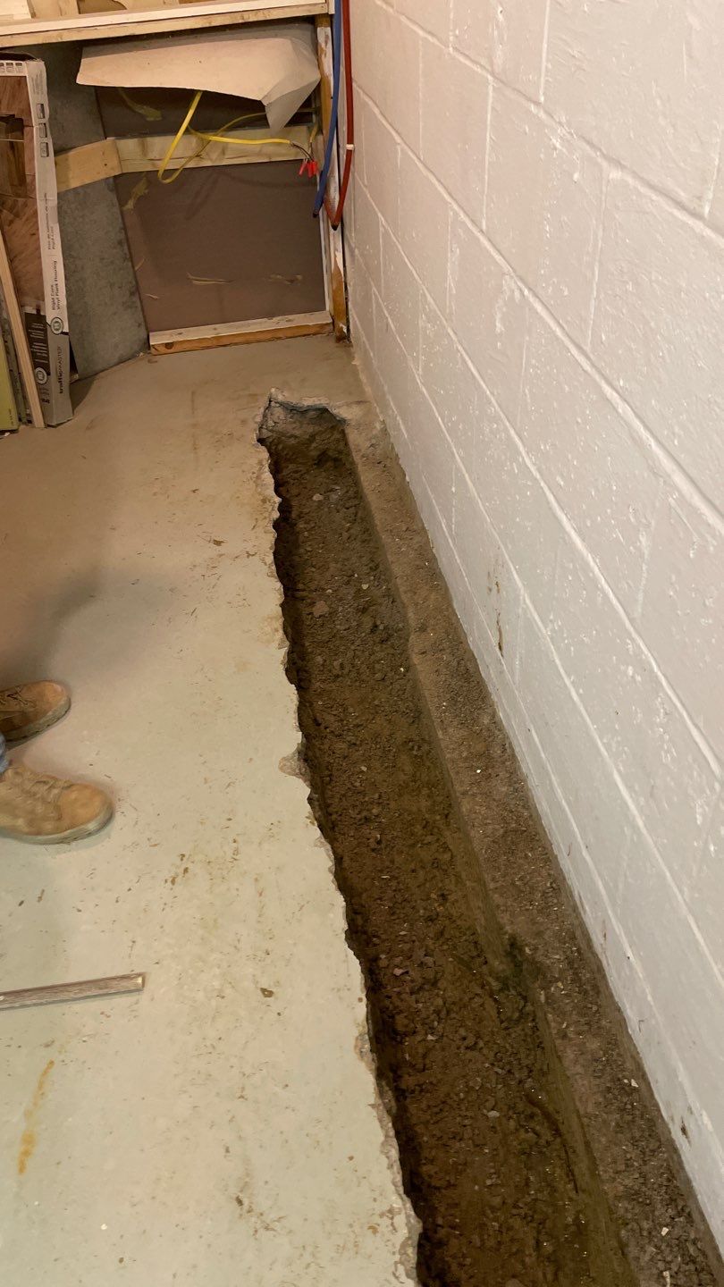 Waterproofing for our neighbor Heather by Waterproofing Northeast