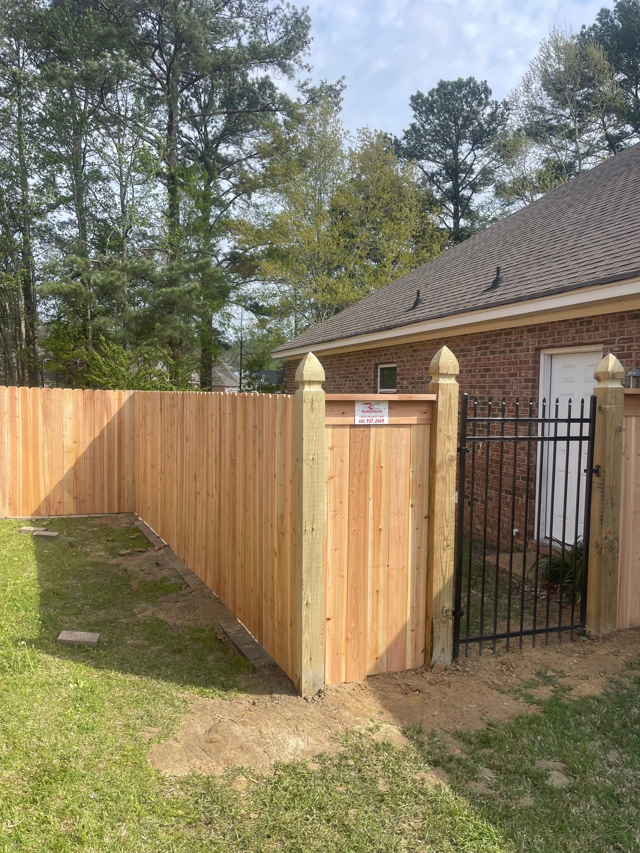 6’ Cedar Good Neighbor 6x6 French Gothic by Roberson Construction LLC