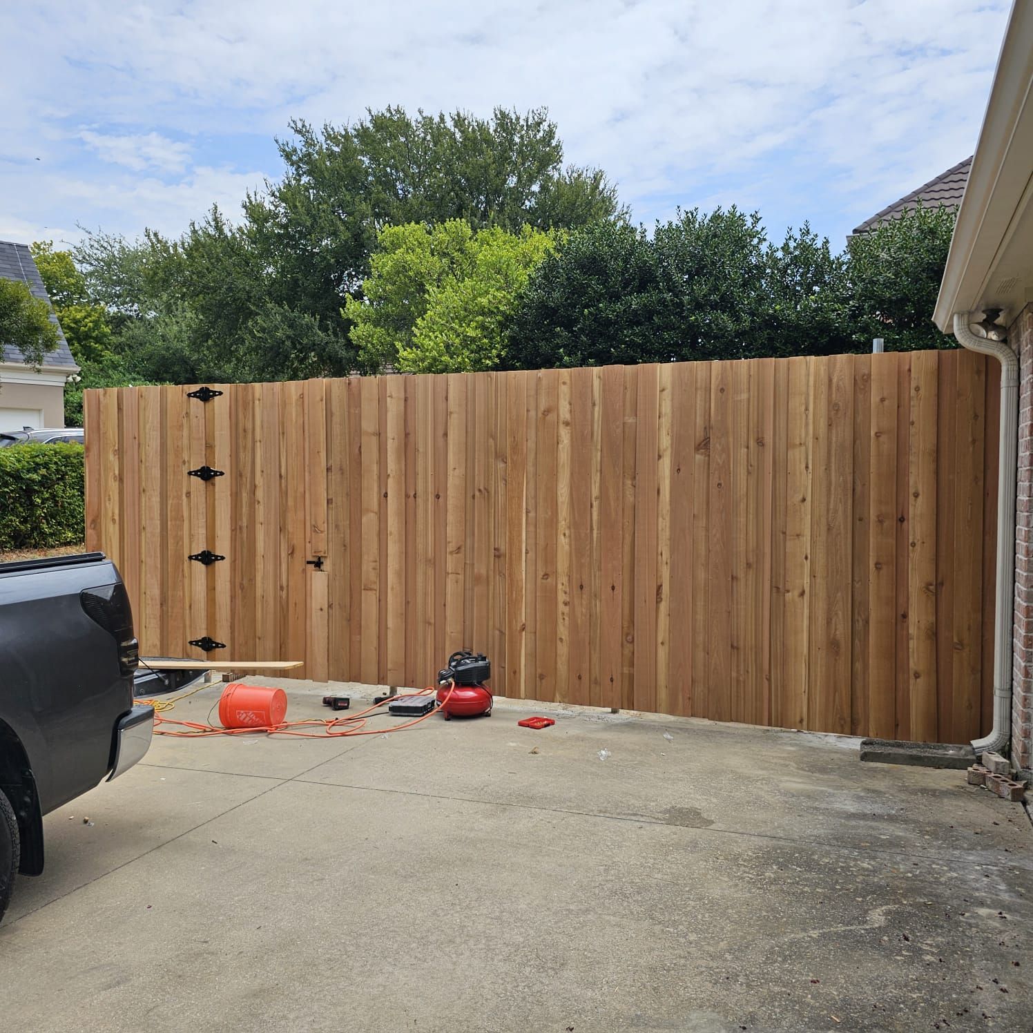 Fence & Concrete Patio by EL-GC LLC 