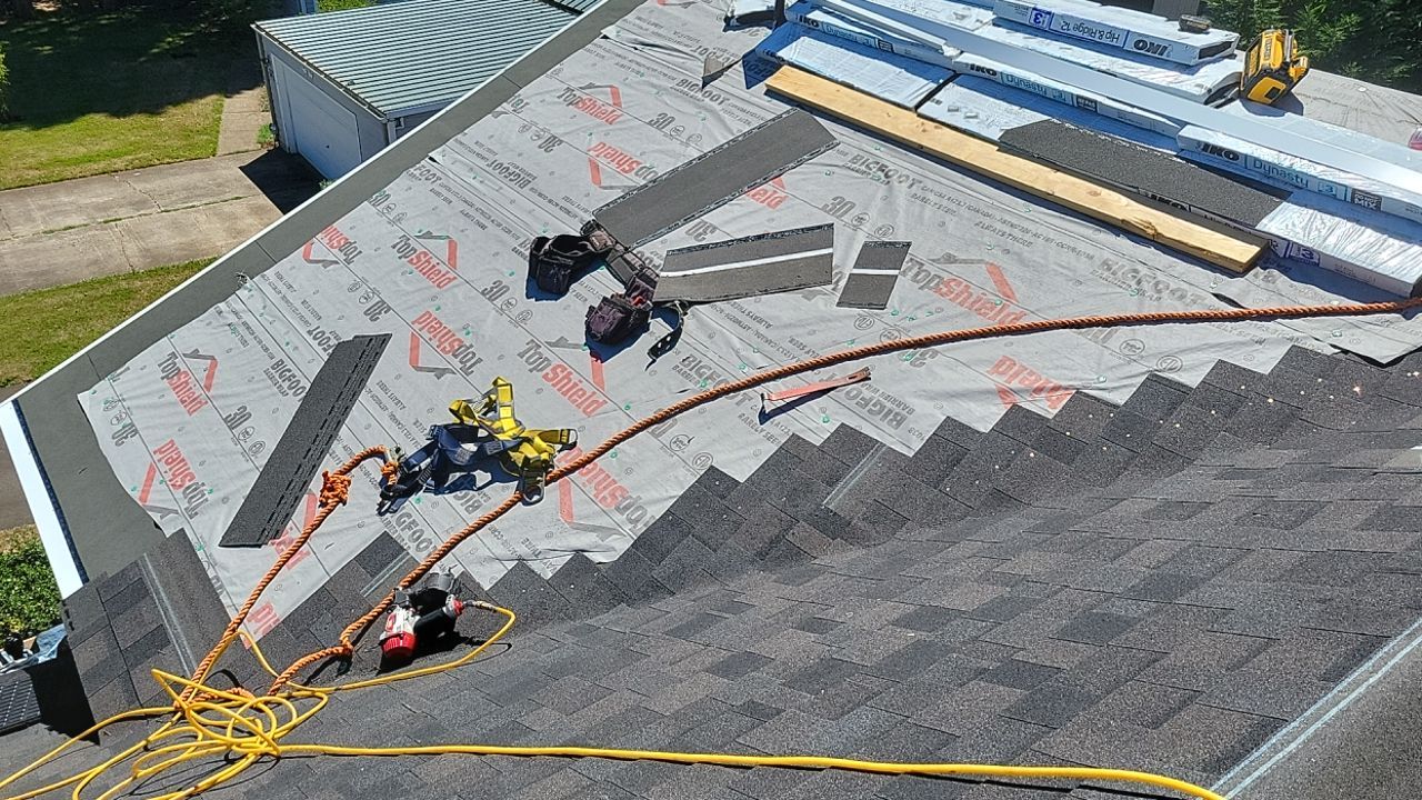 Residential Roofing Installation using IKO Dynasty by Orezona Building & Roofing Company, Inc.