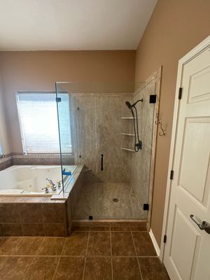 Two bathroom project in Dripping Springs