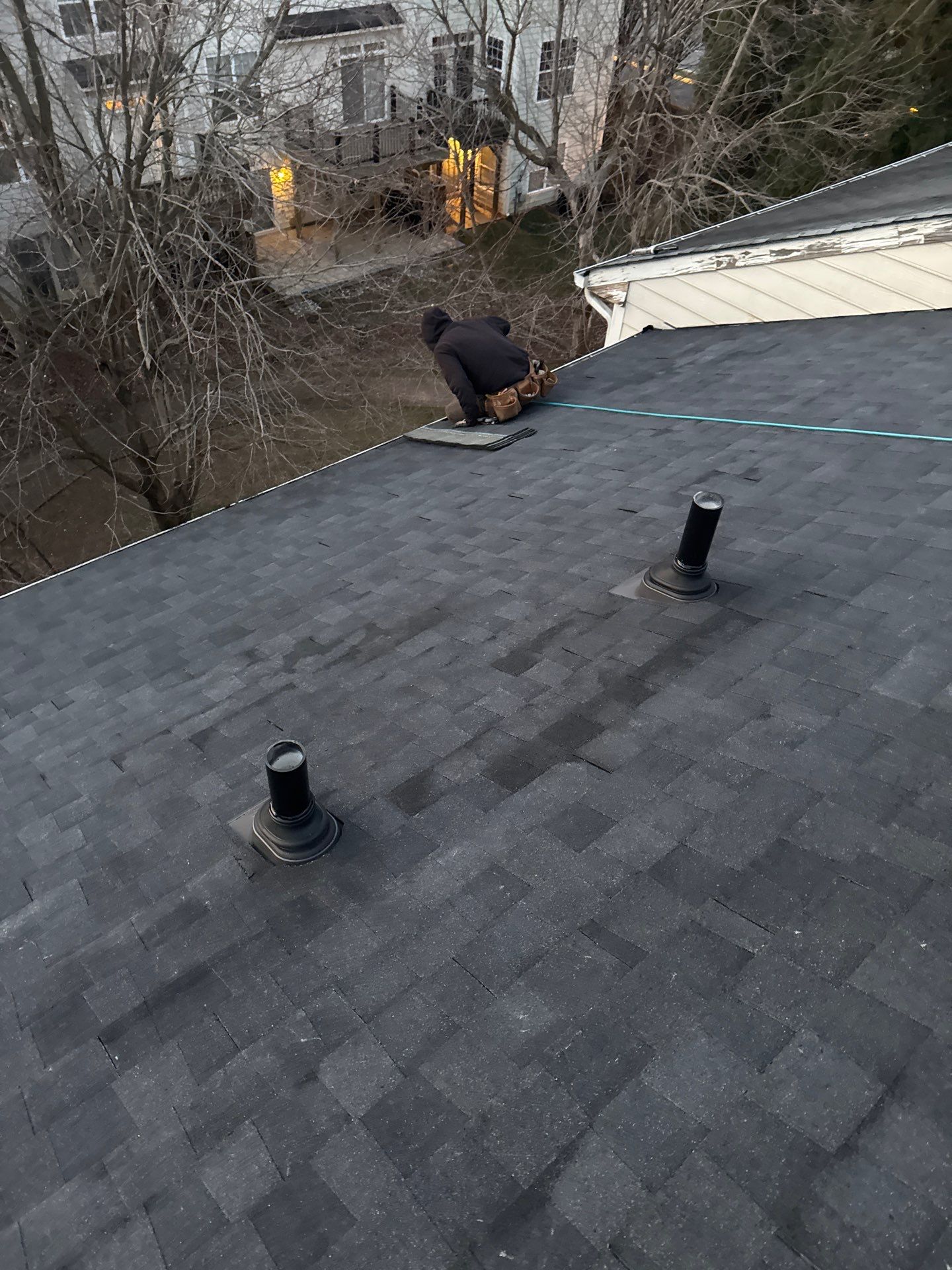 Fairfax: Residential Roof Replacement with CertainTeed Landmark in Charcoal Black by RM Banning, Inc.