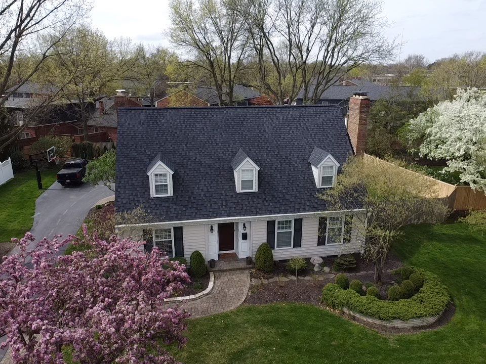 Residential Roofing Installation using James Hardie Fiber Cement Lap Siding and Certainteed Landmark Pro Shingles by Best Exteriors Inc