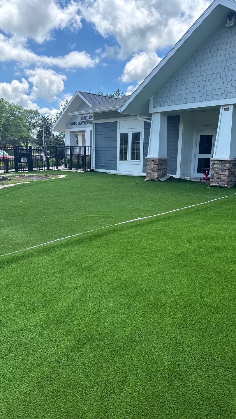 CDC Turf & Playground Project. by New Horizon Landscapes