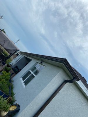 Brown Seamless Gutters using Royal Brown in Cape Coral FL