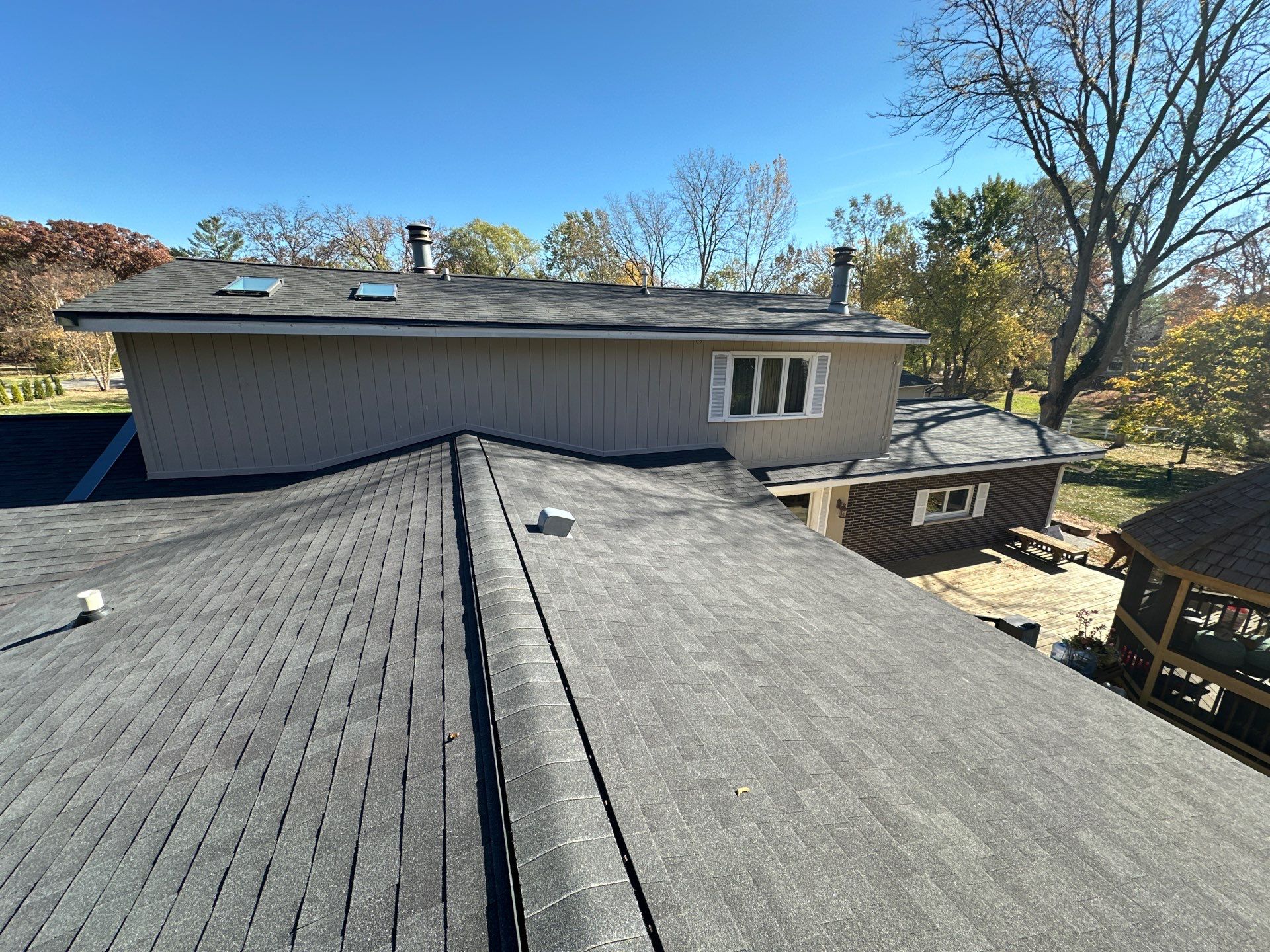 Residential Roofing Installation using Malarkey Roofing by Perfect Exteriors Inc. 