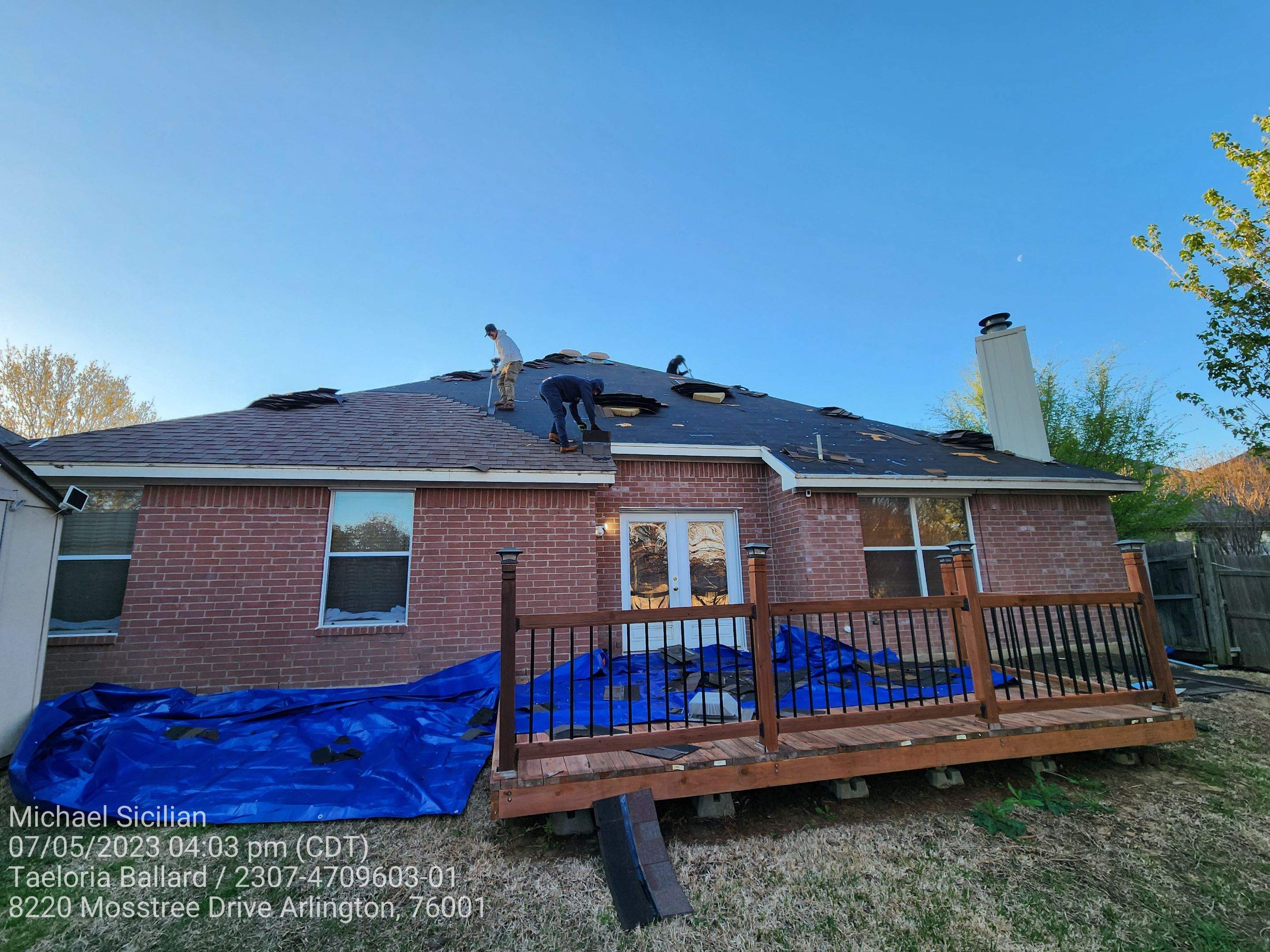 Project in Arlington  by Zeus Exteriors