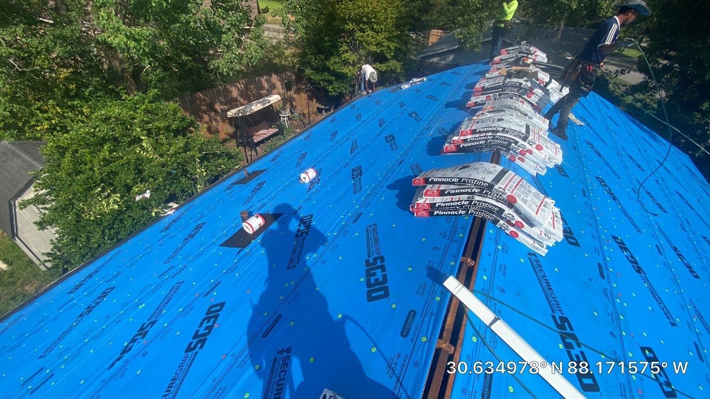 Residential Roofing Installation using Roof Replacement by American Roofing & Construction LLC