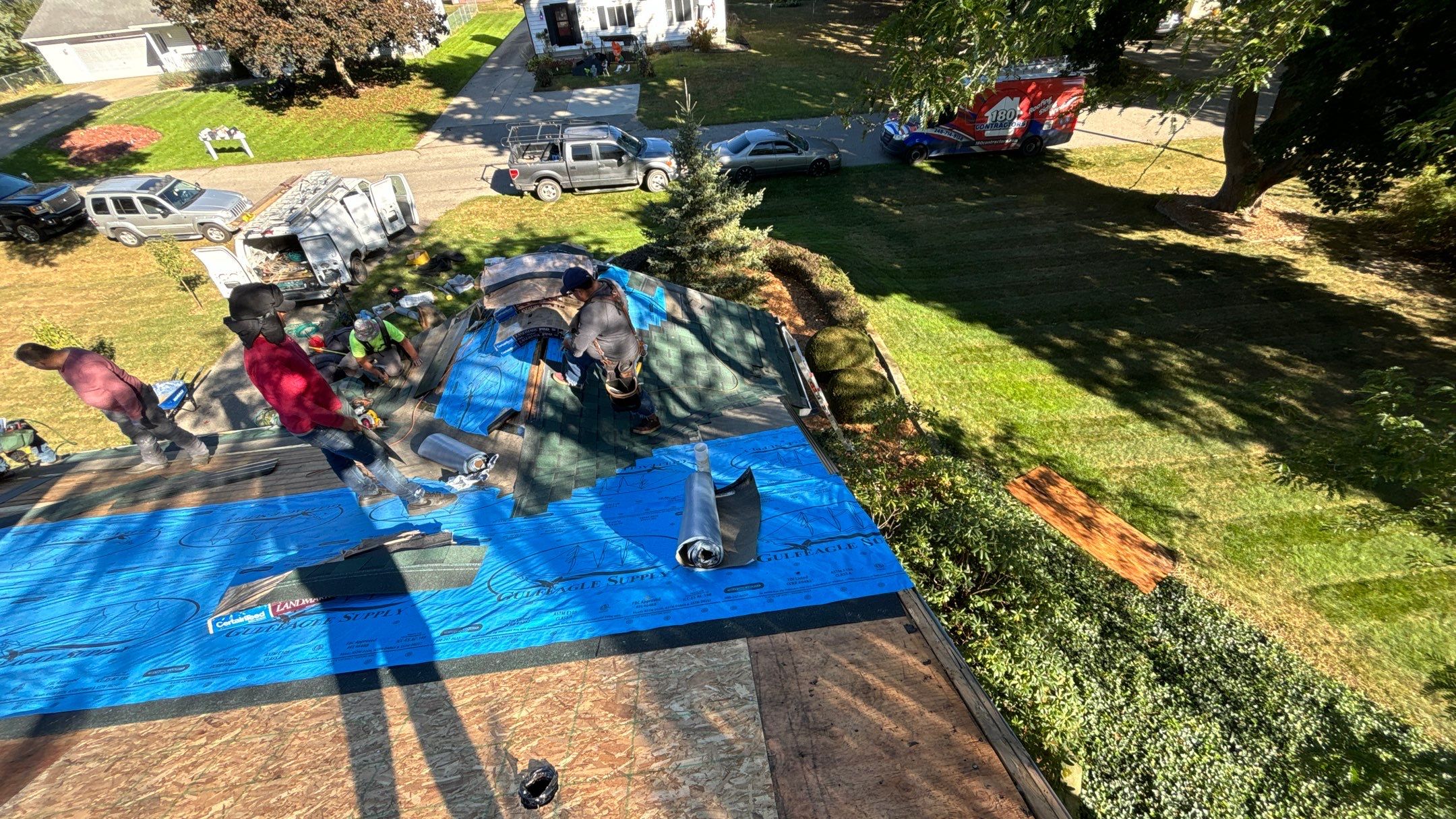 Roof Replacement using Certainteed Landmark Max-Def PRO by 180 Contractors