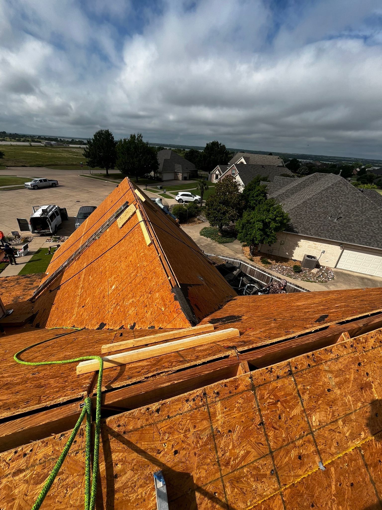 Project in Cleburne by Lonestar Roofing and Restoration LLC.