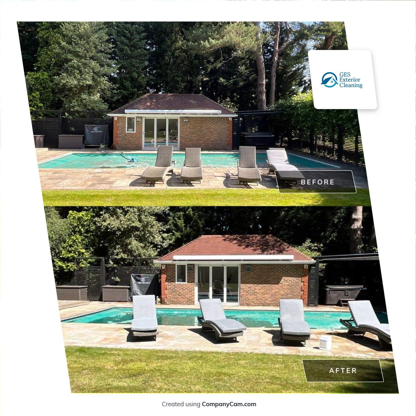 Exterior Cleaning using Honda 15lpm Low Pressure Washing Machine by Ges Exterior Cleaning ltd