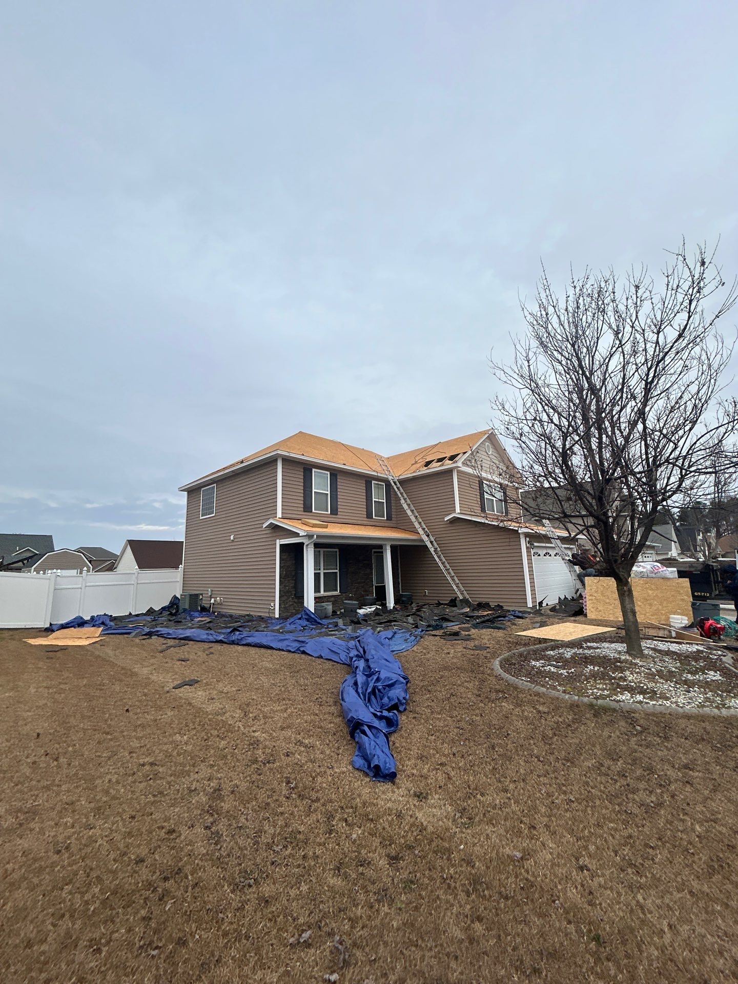 Residential Roofing Installation using Owens Corning by Karcher Roofing & Construction