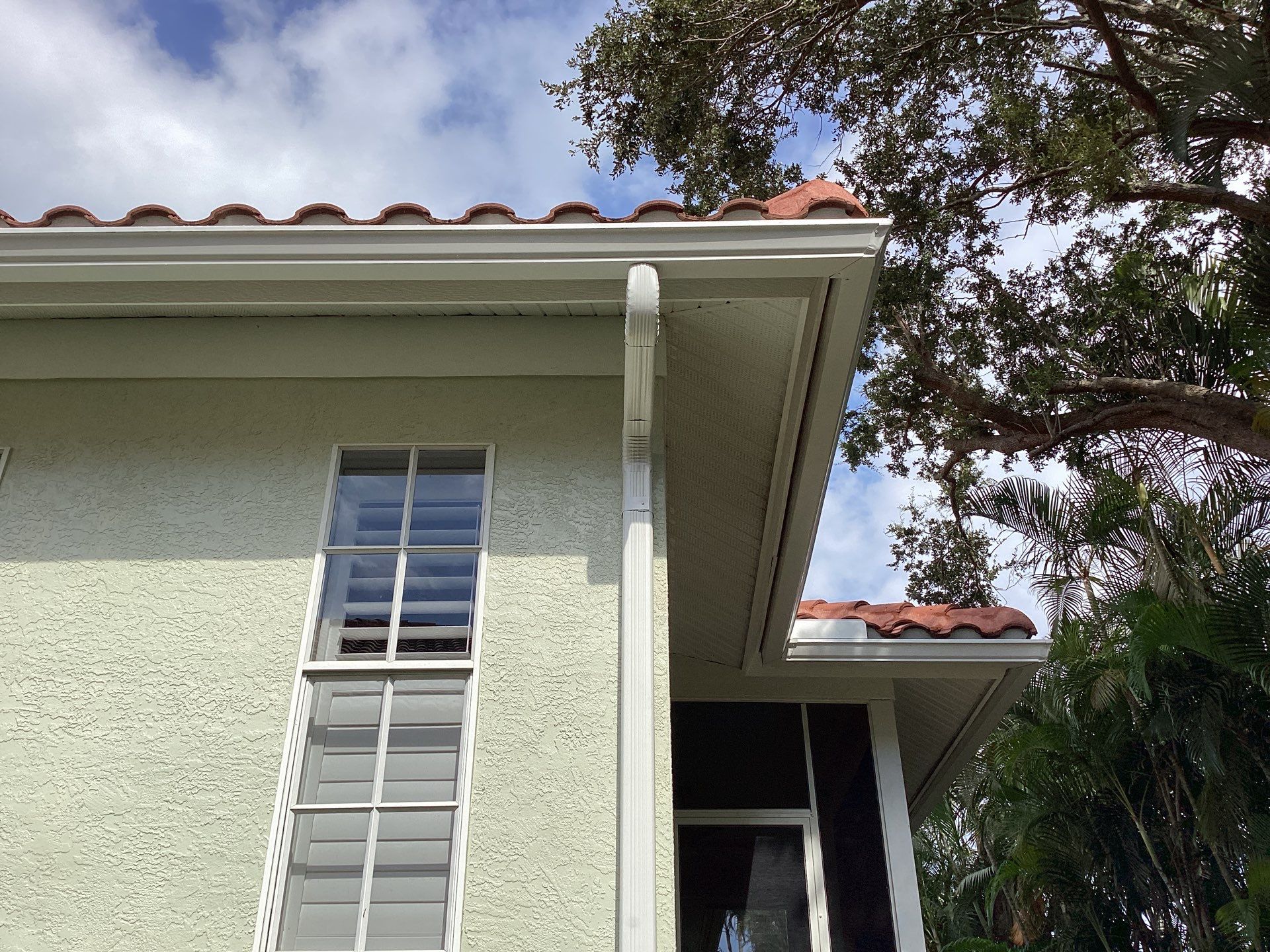 Downspout and Elbow Installation in Bonita Springs FL by Gutter Professors