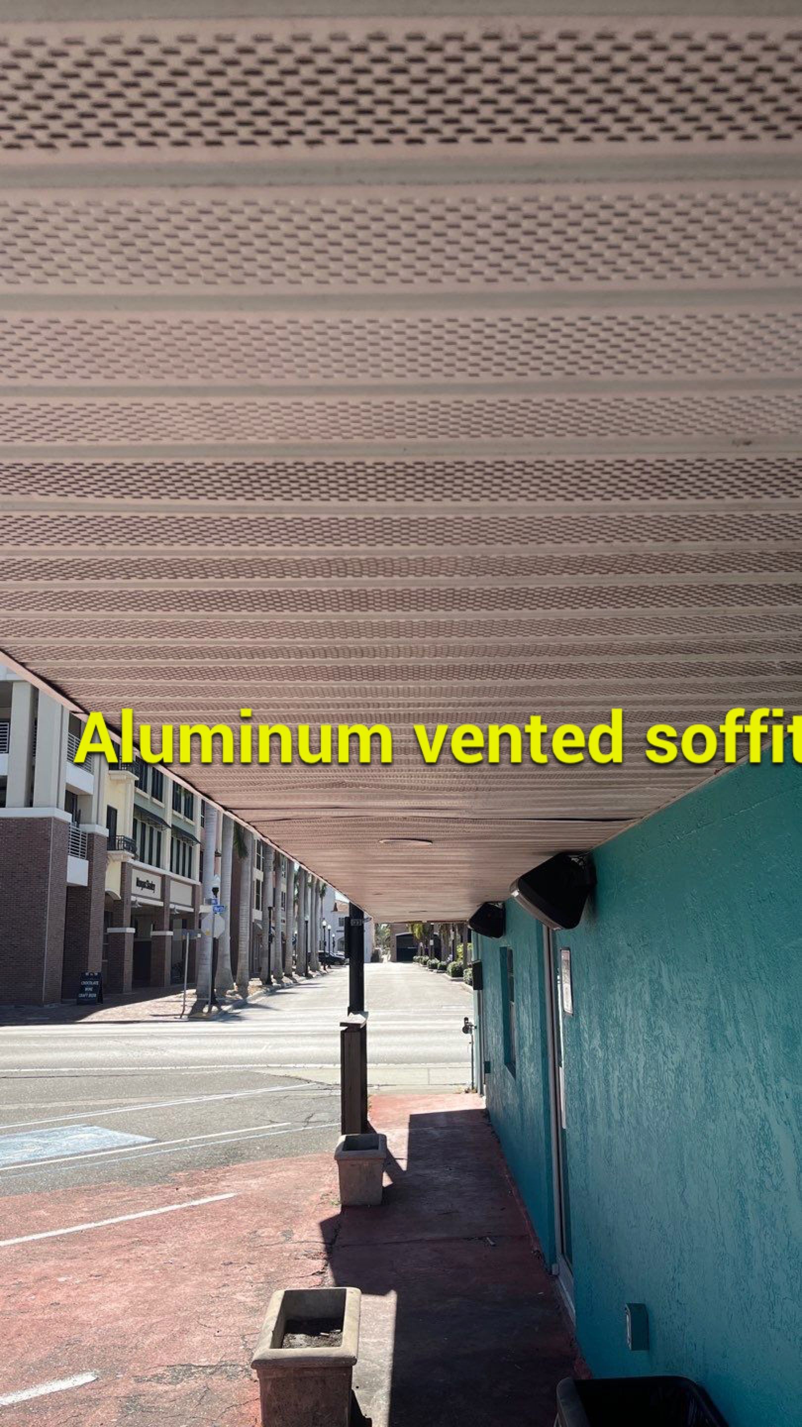 Aluminum Vented Soffit and Aluminum Fascia Punta Gorda FL by Gutter Professors