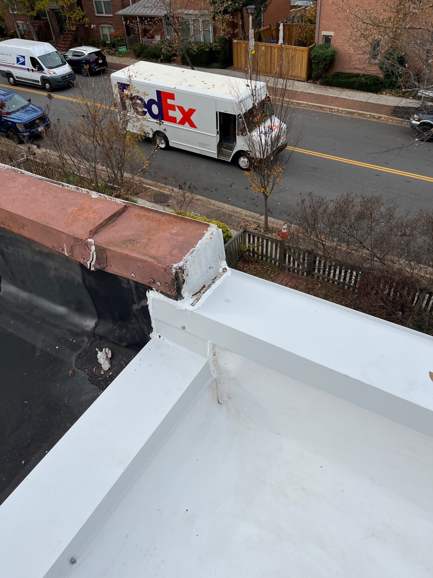 Alexandria: Residential Flat Roof Replacement with Mule Hide TPO Membrane by RM Banning, Inc.
