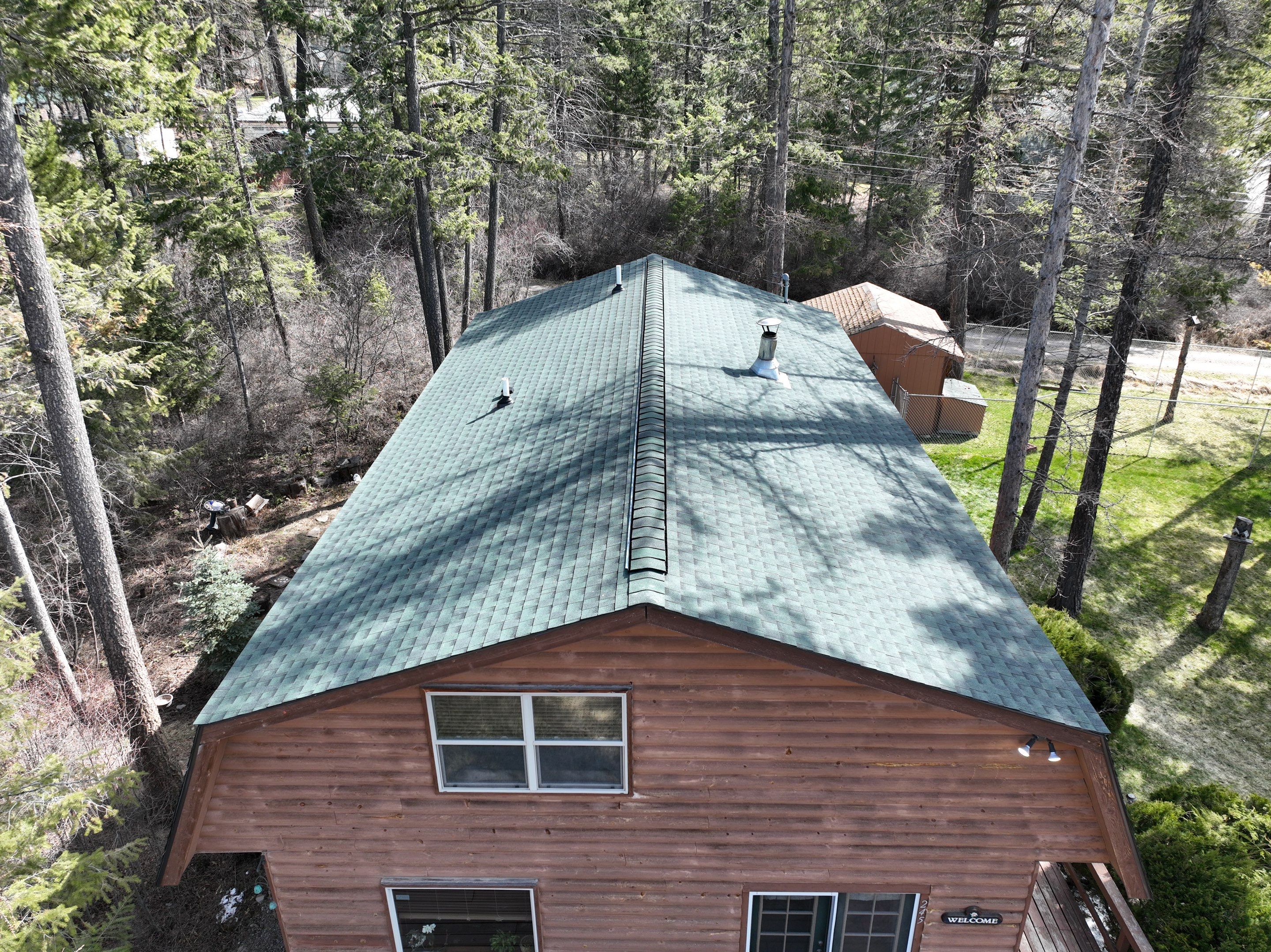 GAF Timberline HDZ - Hunter Green by Montana Roofing Solutions