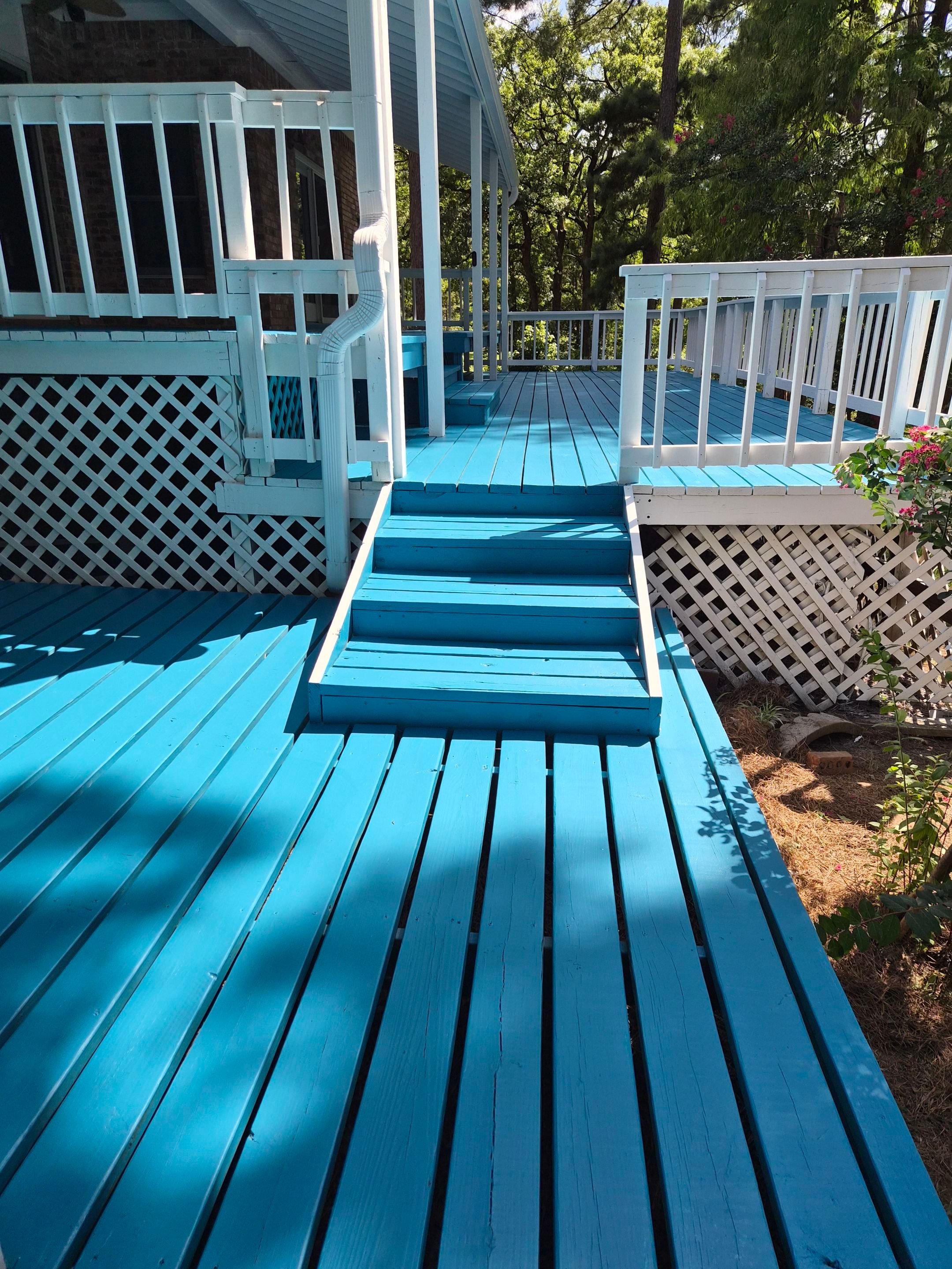 Vibrant Deck Gets New Life in Flint Texas by Quality Coats Painting