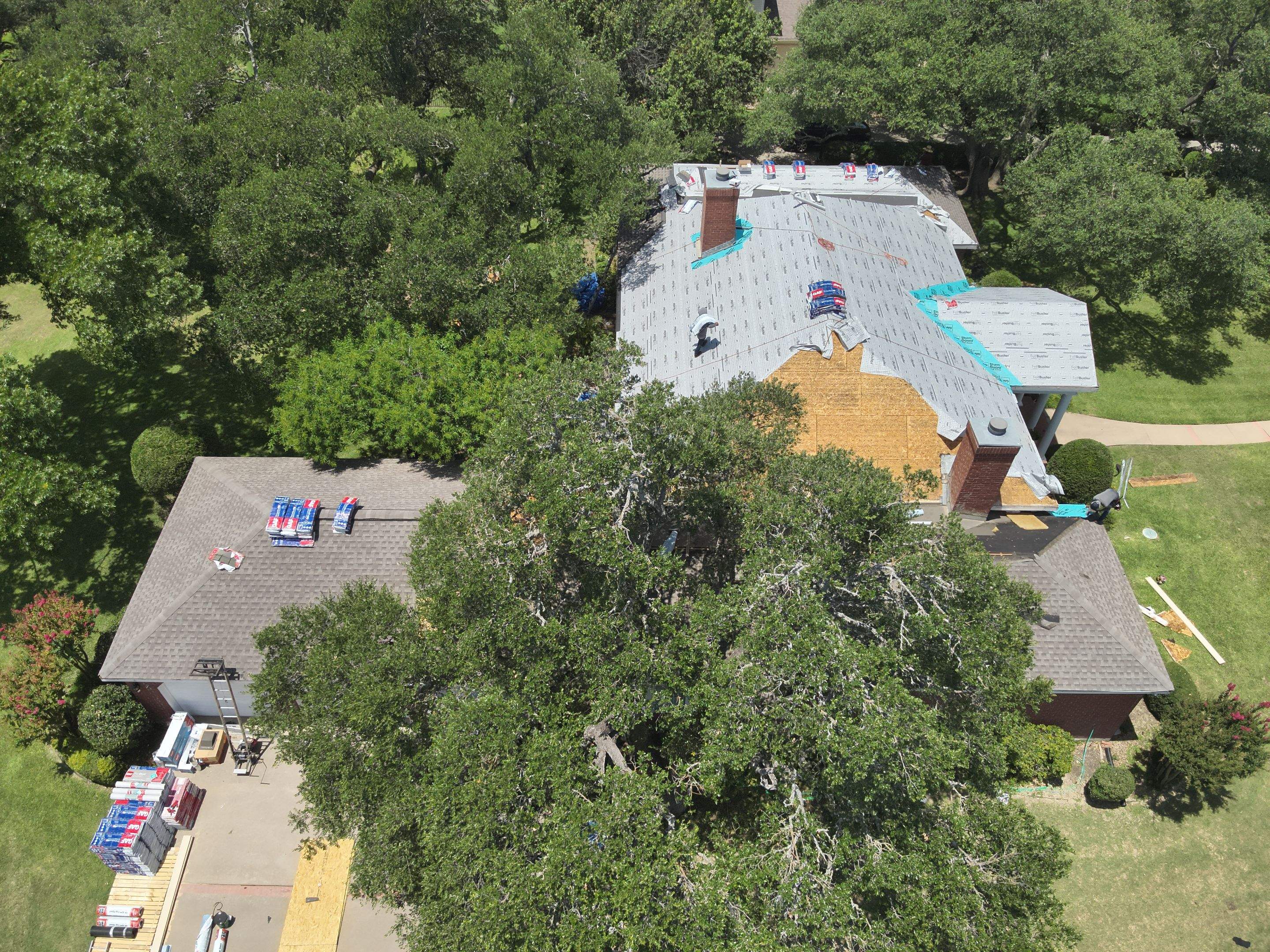Residential Roof Replacement using GAF - HDZ - Weathered Wood by Action Exteriors