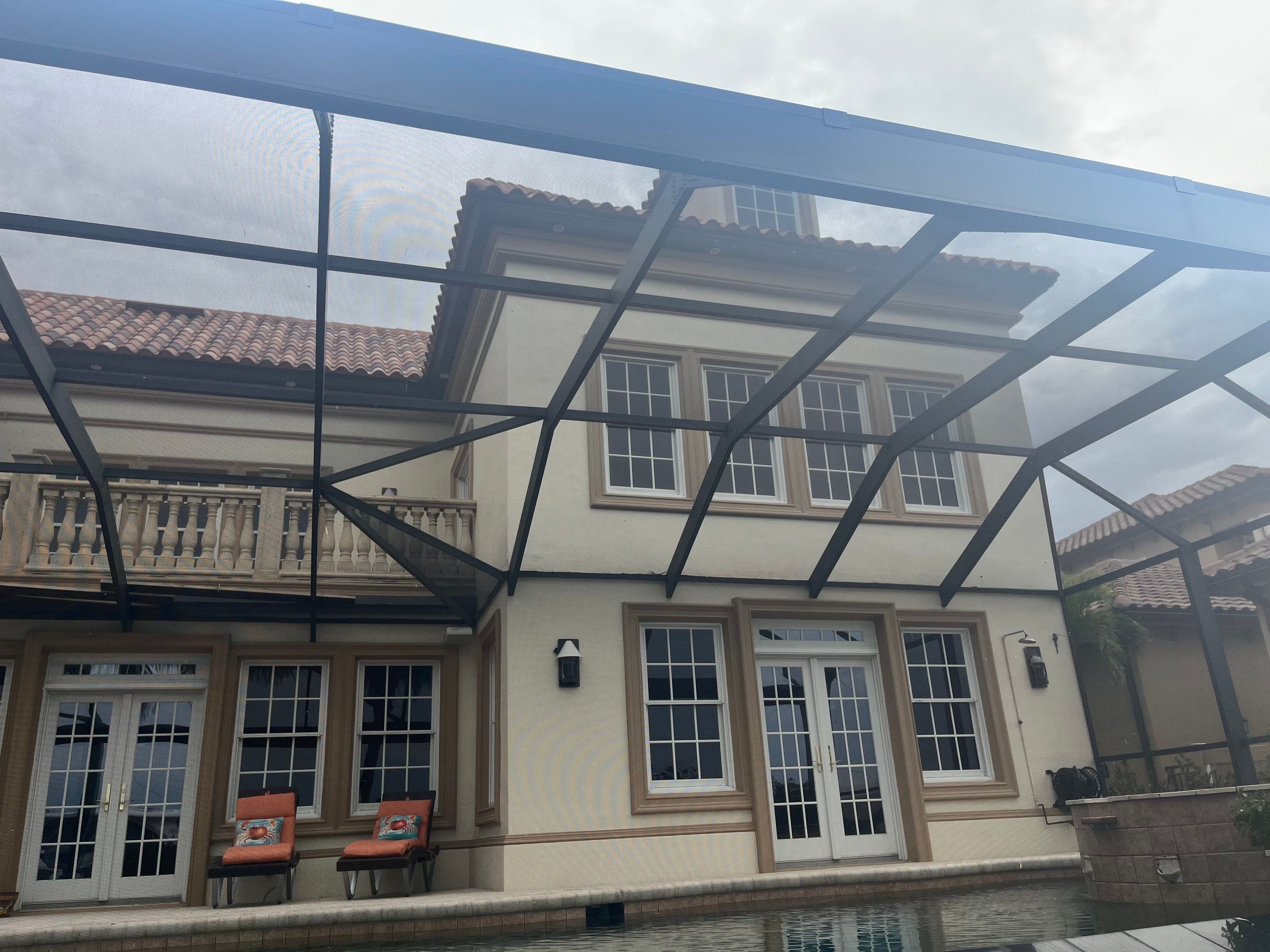 Musket Brown Seamless Gutters using Musket Brown Seamless Gutters in Cape Coral FL by Gutter Professors