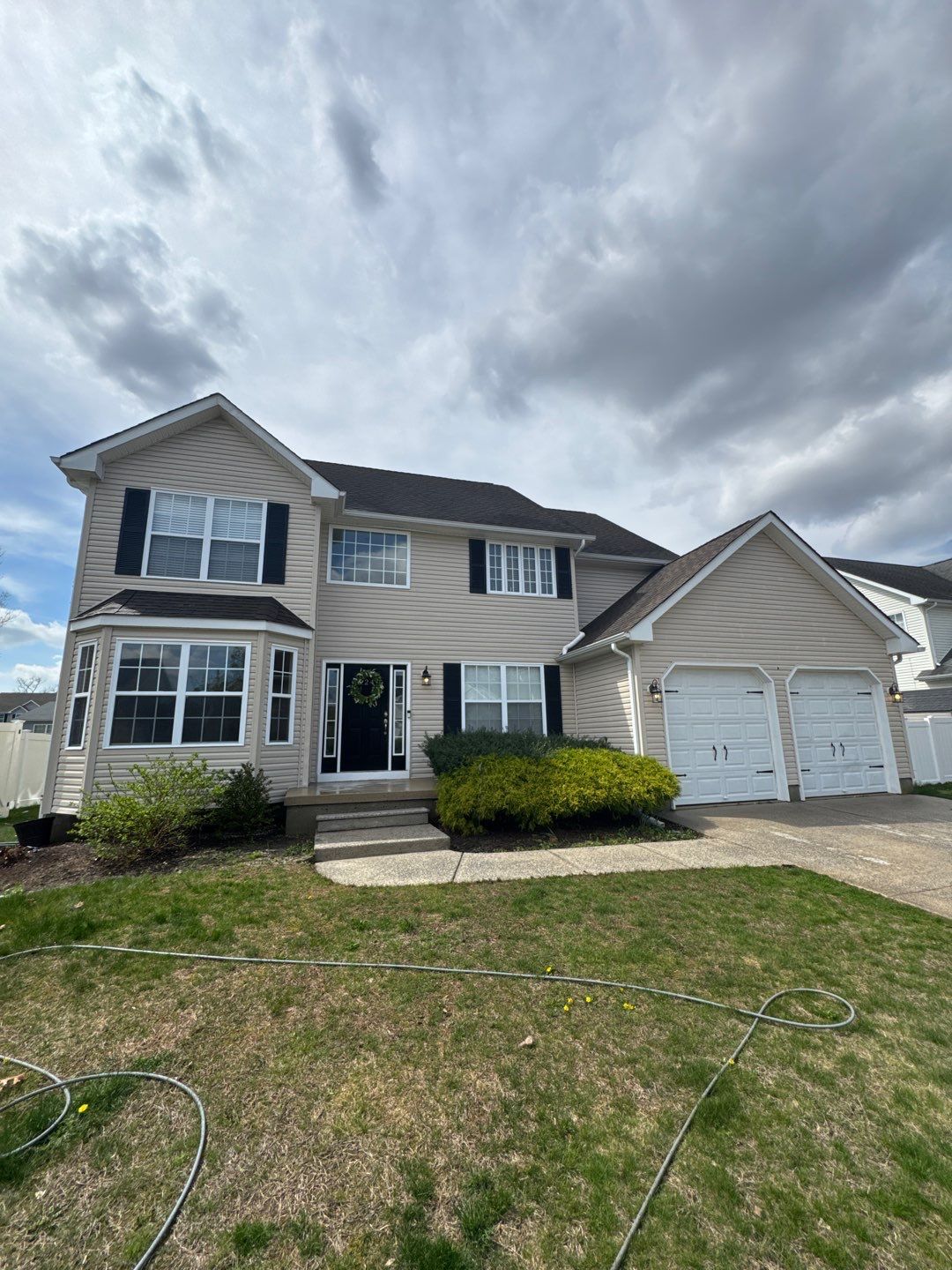 Residential Cleaning using House Wash by SJ Exterior