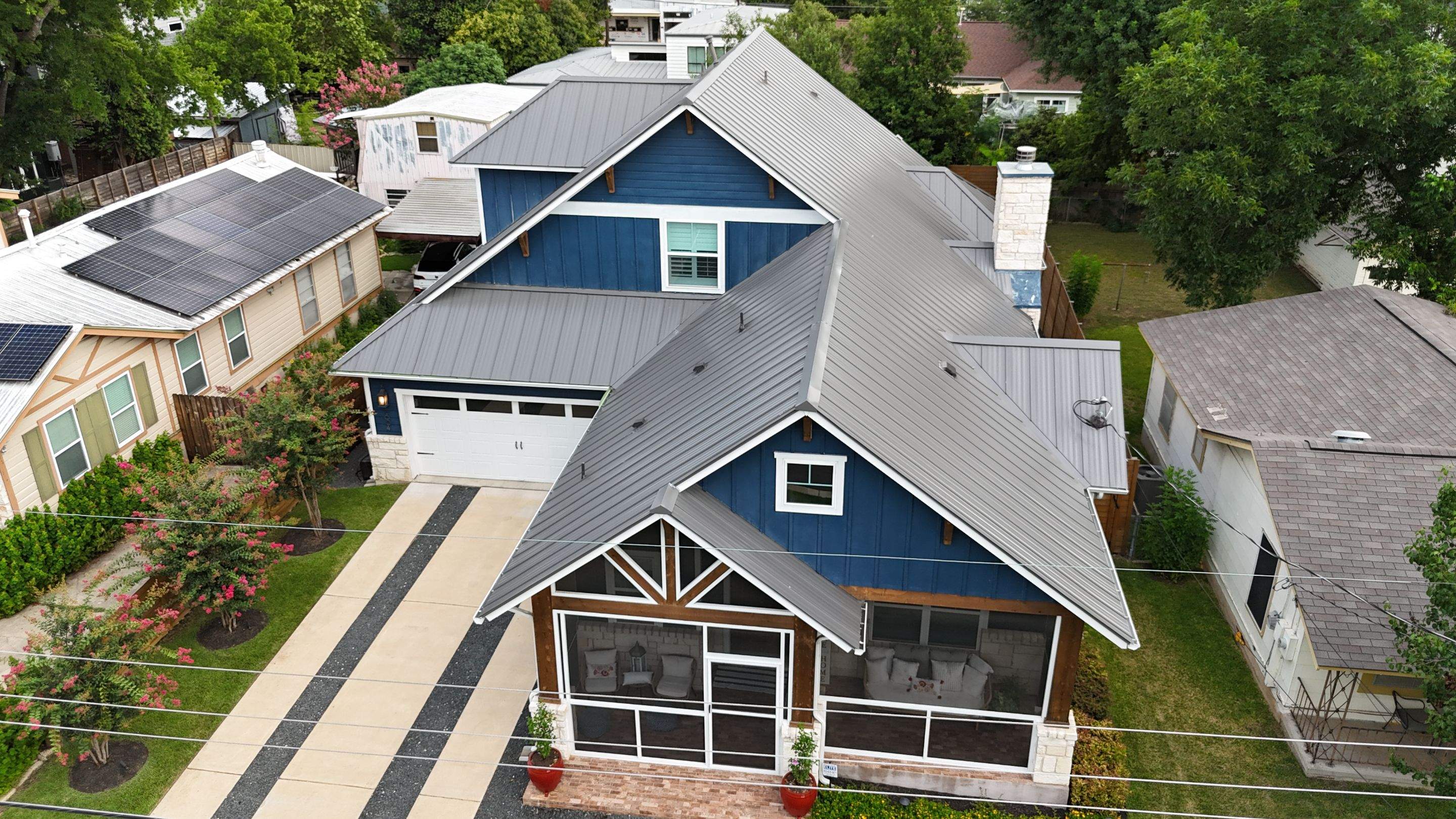Charcoal Grey - L&A Metals LLC Type FF100, Hidden fastener/Standing Seam by RoofsOnly.com
