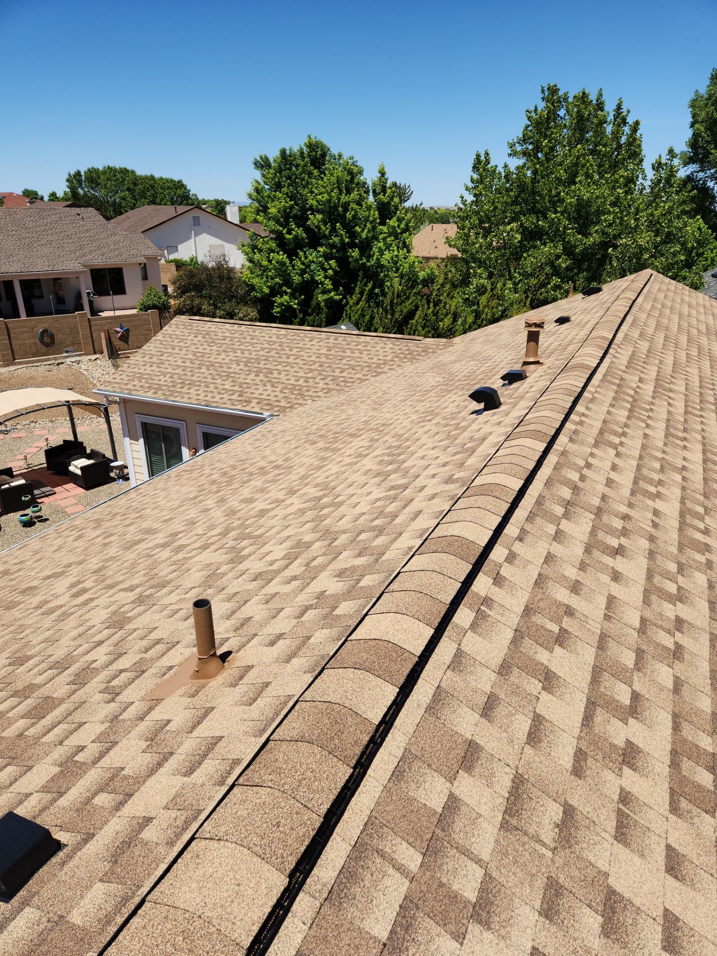 Prescott Valley Roof Replacement With GAF Timberline HDZ Shakewood Shingles by Badger Roofing