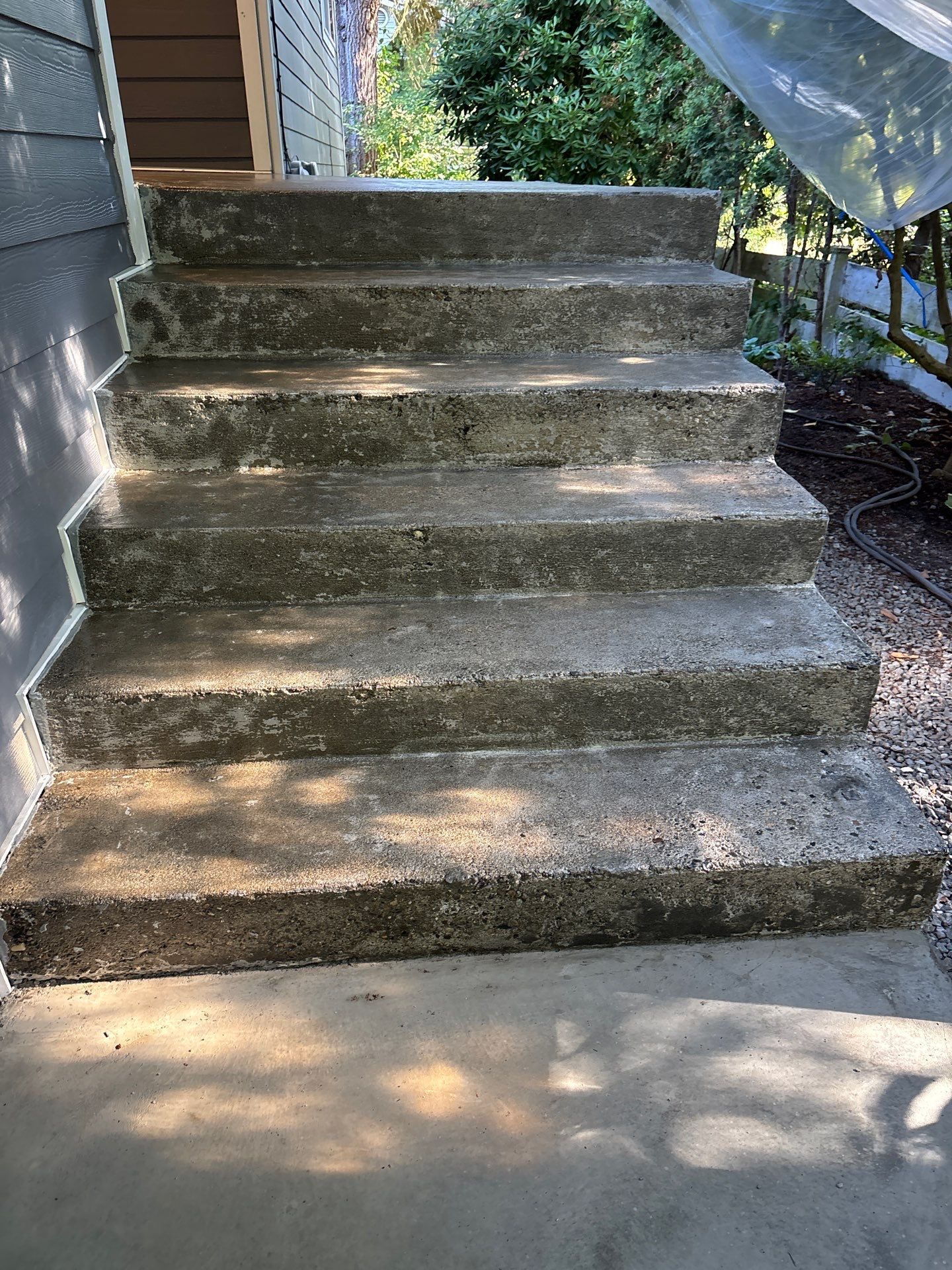 Epoxy Stairs & Sealcoat Driveway Application by Jireh Asphalt & Concrete Inc 