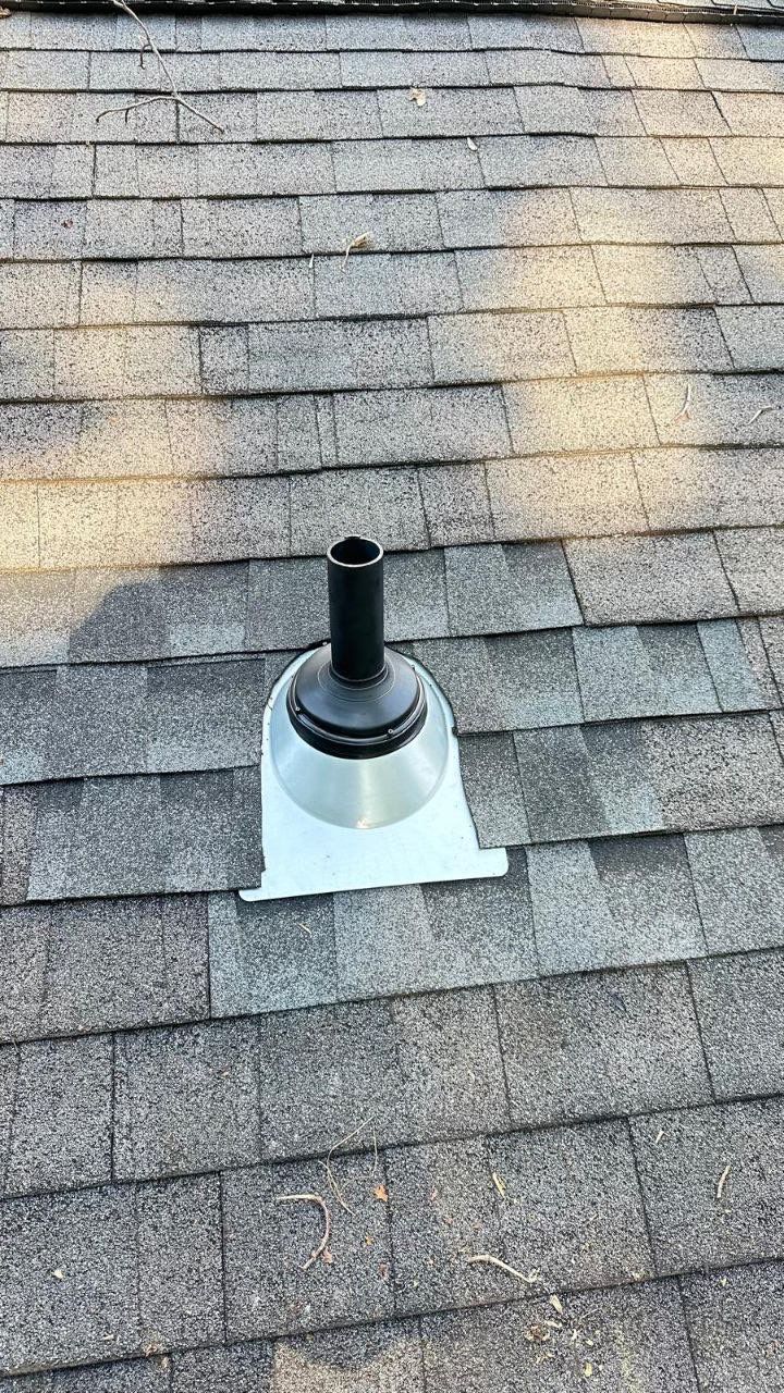 Southers Cir, Suwanee Pipe Boot Replacement  by Dom Roofing & Restoration