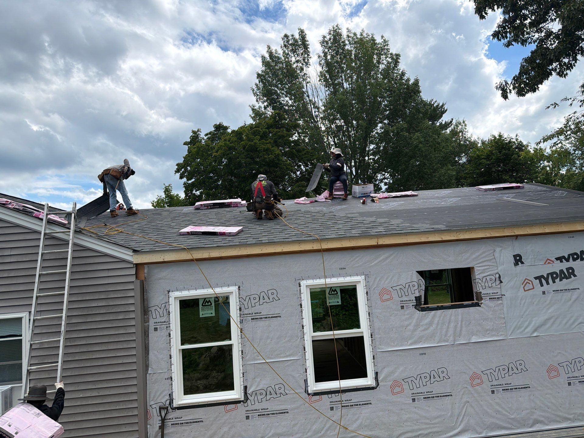Dover, NH – Owens Corning Asphalt Shingle Roof Installation for Home Addition by Tall pine roofing