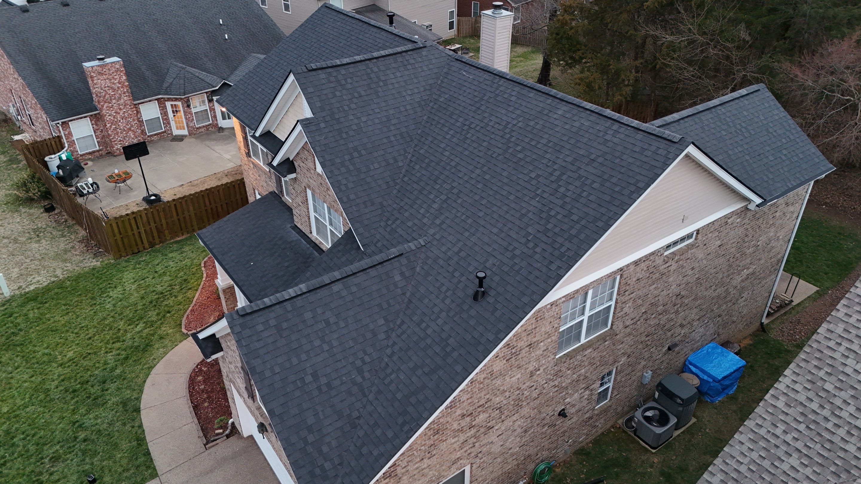 Charcoal Black Re-Roof by Royal House LLC