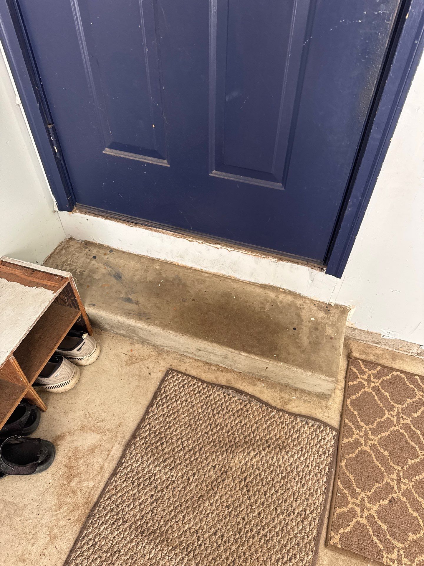 Custom Speckled Epoxy Flake Floor Installation in Grand Haven by Gordon Painting