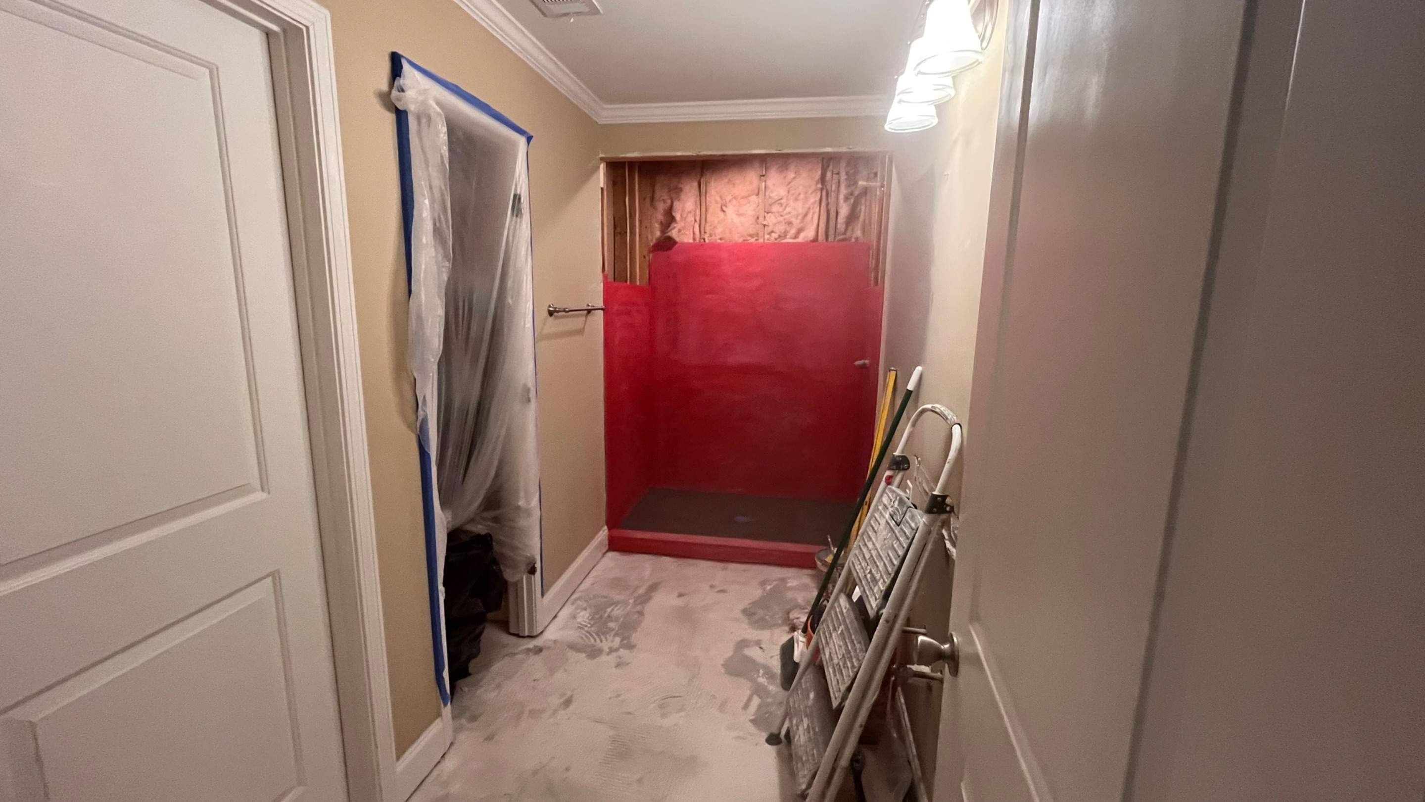 Basement bathroom remodel by Prudencio