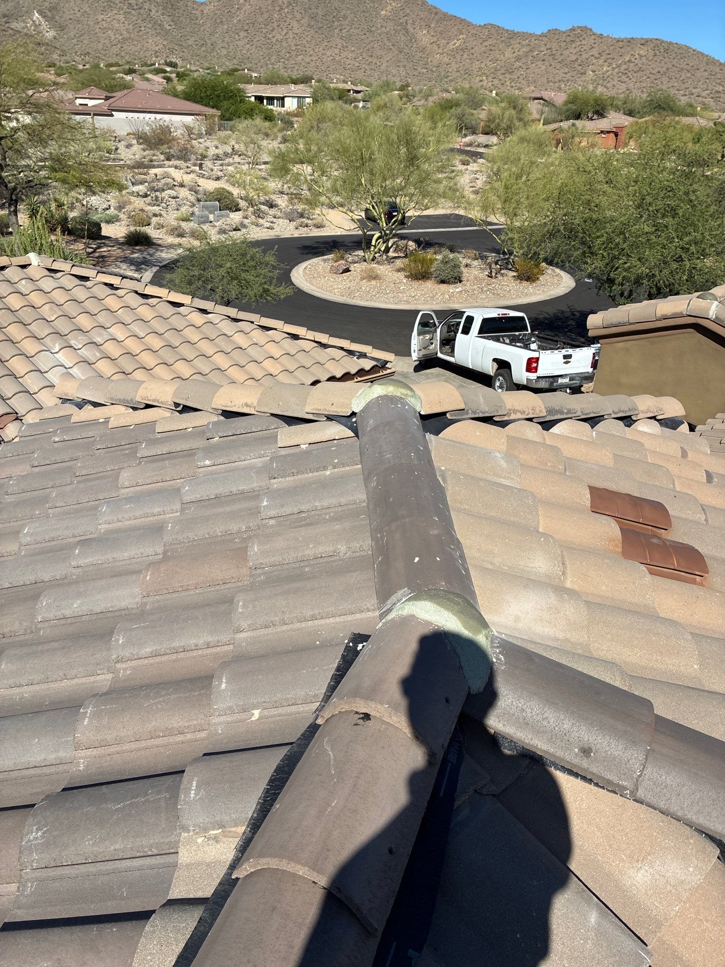 New underlayment and tile reset in Scottsdale. by Weather-Tite Roofing