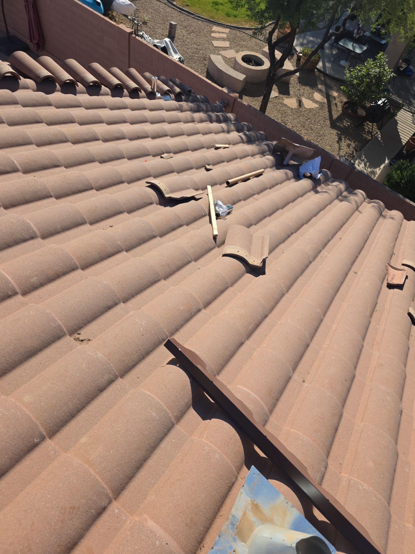 Tile Reset using Concrete Tiles in Gold Canyon by Weather-Tite Roofing