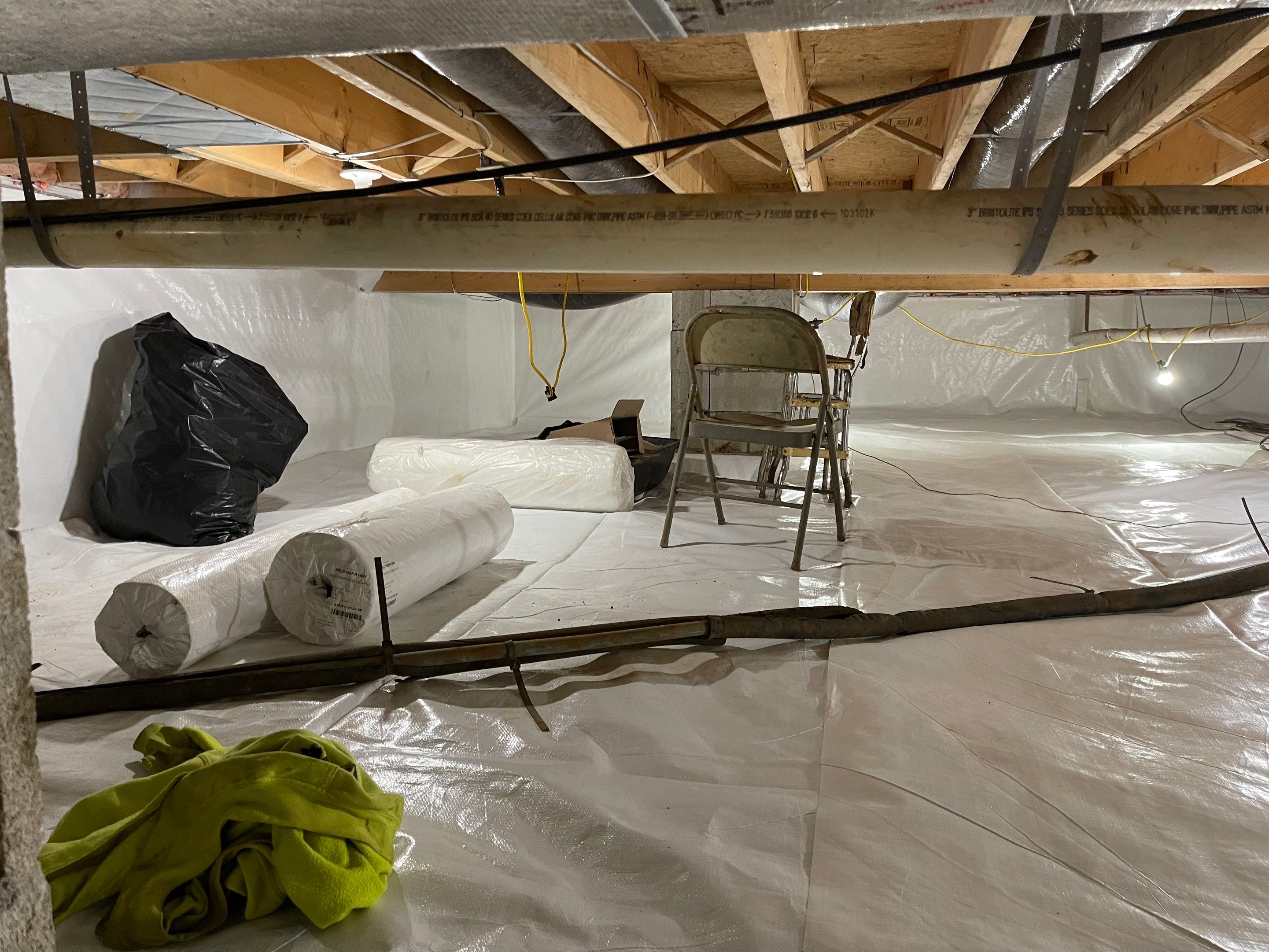 Crawl Space Waterproofing & Encapsulation using GrateProducts by Toledo Basement Repair