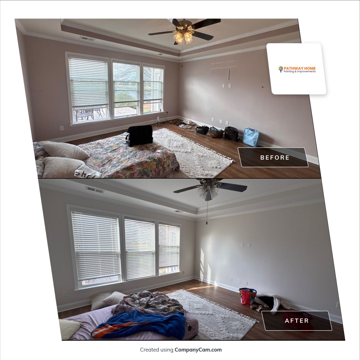 From Concern to Comfort: A Full Interior Transformation Done Right by Pathway Home Painting & Improvements