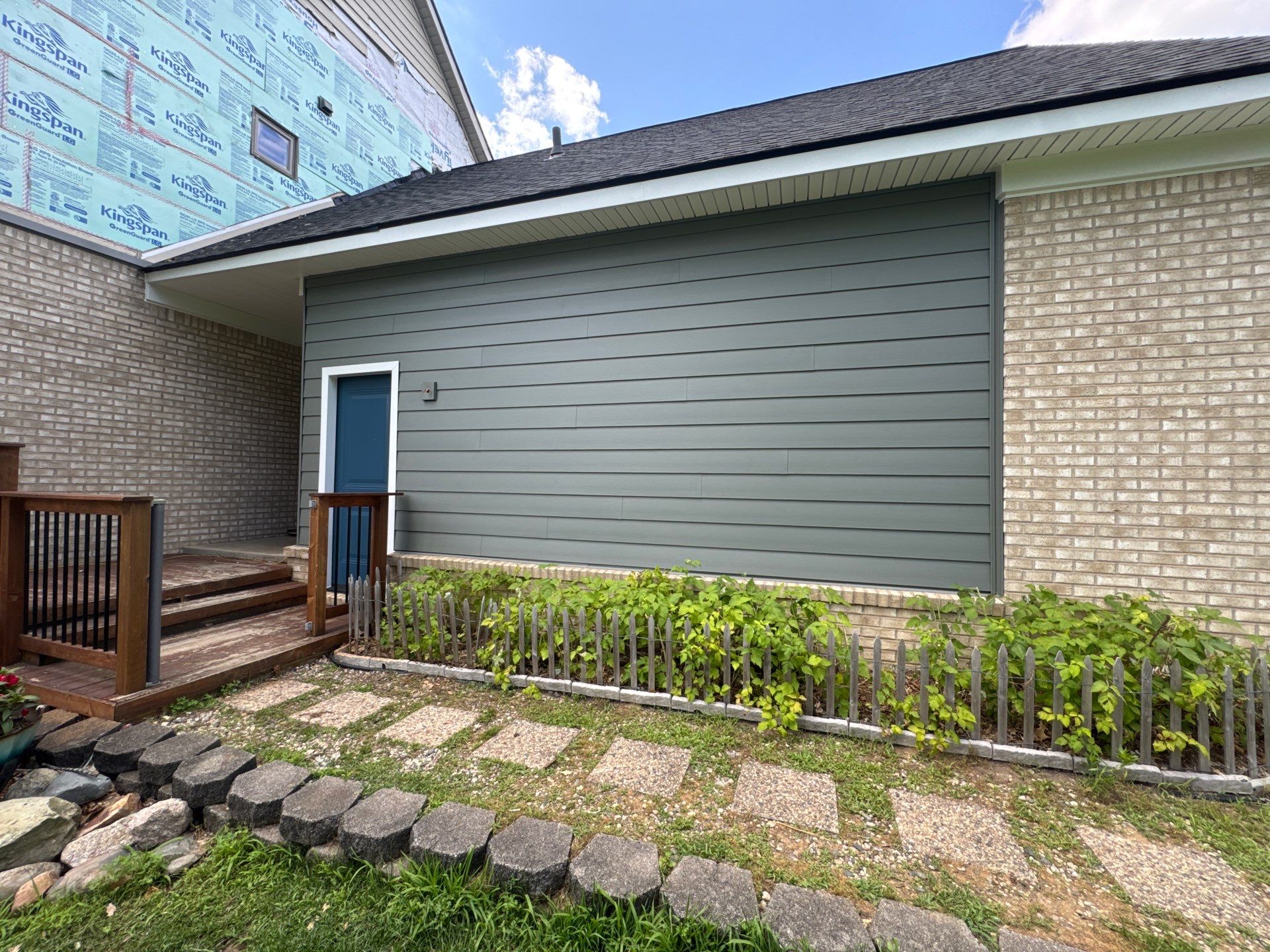 Siding Replacement using Alside Mountain Fern by 180 Contractors