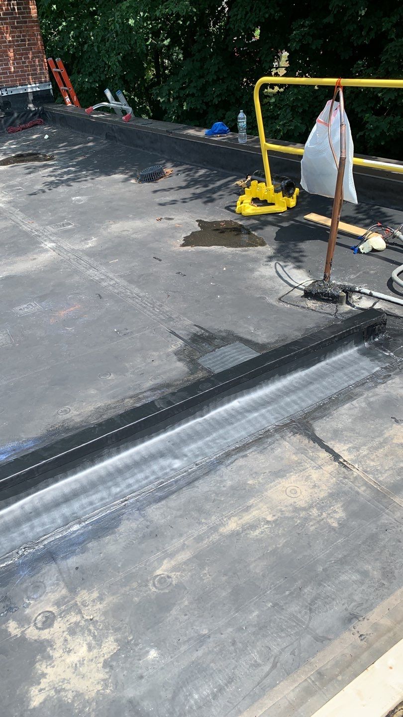 Commercial Roofing Repair using EPDM  by A Plus Exterior