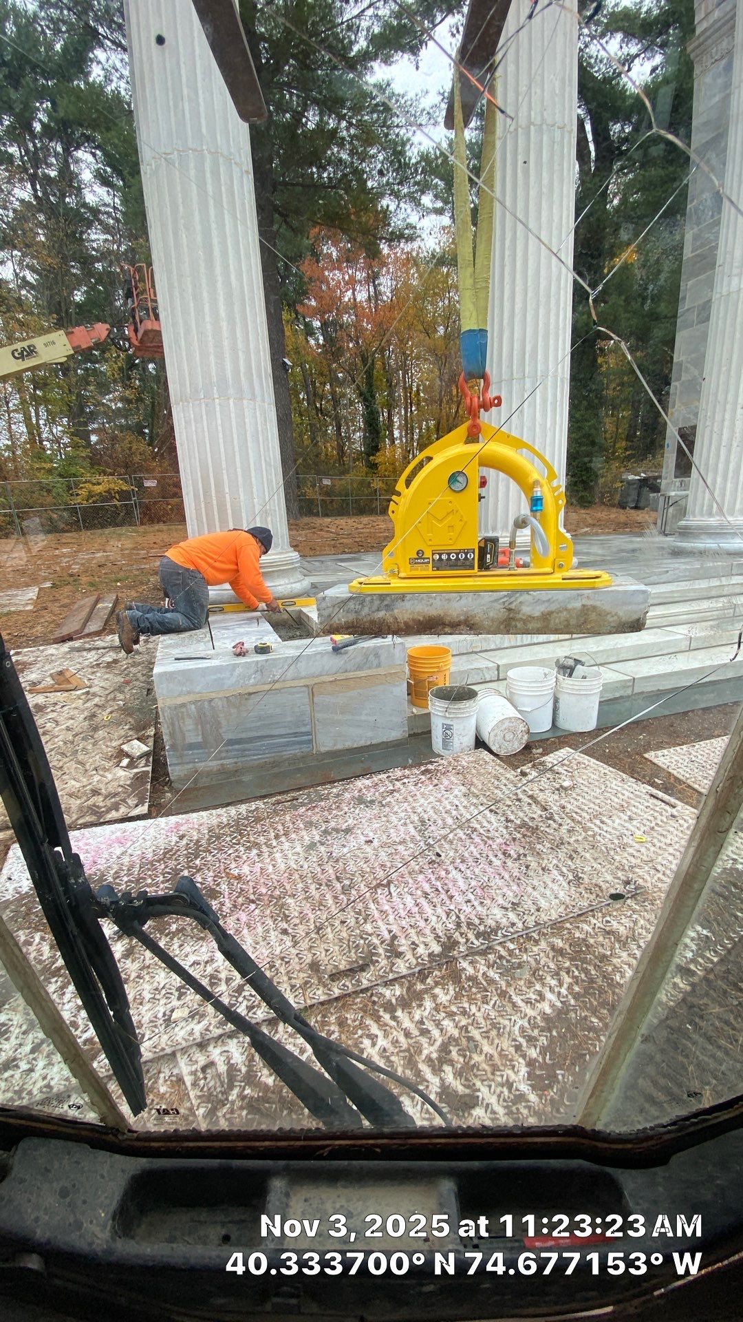 Historic Colonnade Restoration and Masonry Repair in Princeton by INTERSTATE CONTRACTING & RESTORATION