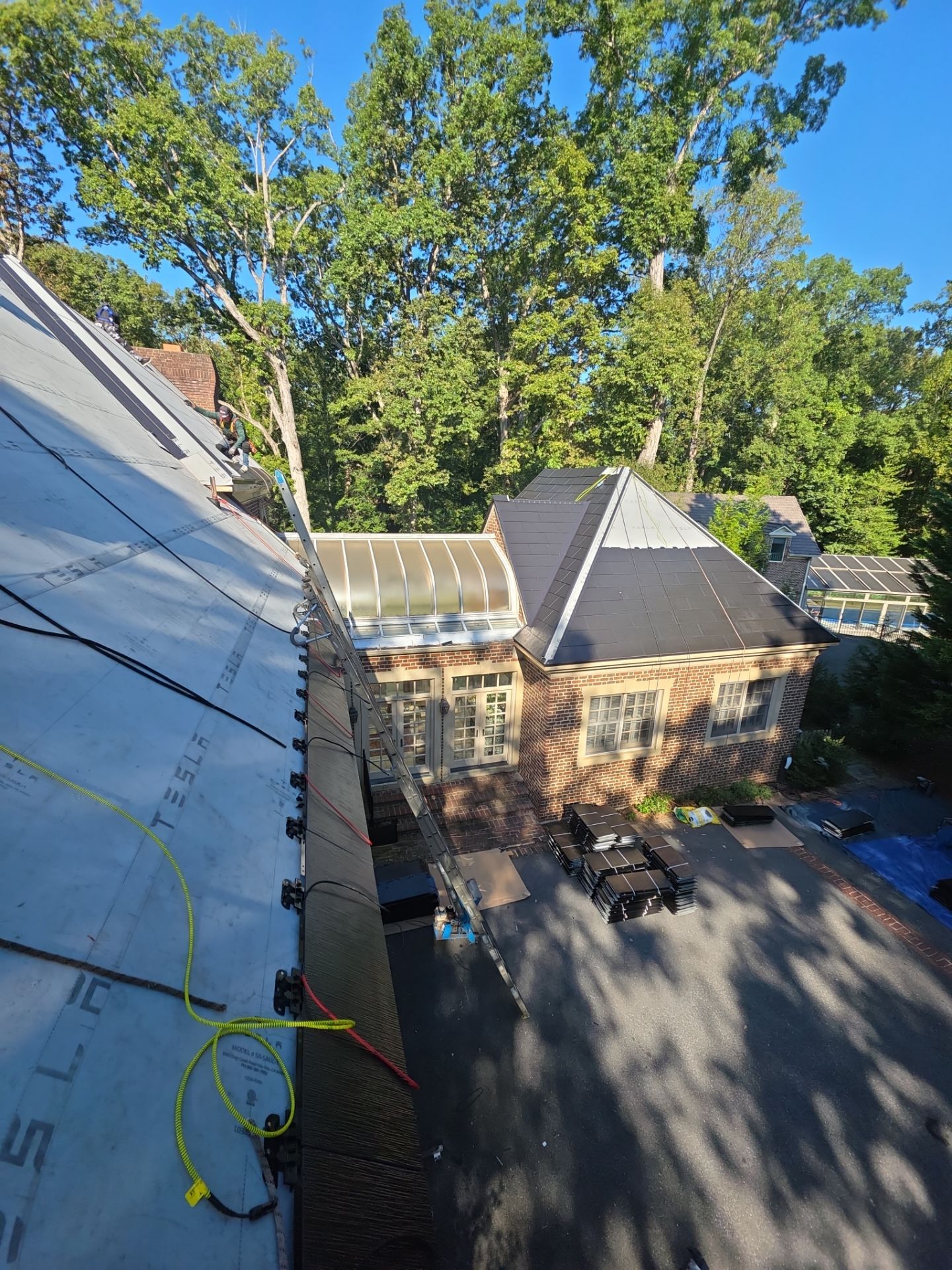 Extravagant Tesla Solar Roof in Maryland by American Home Contractors