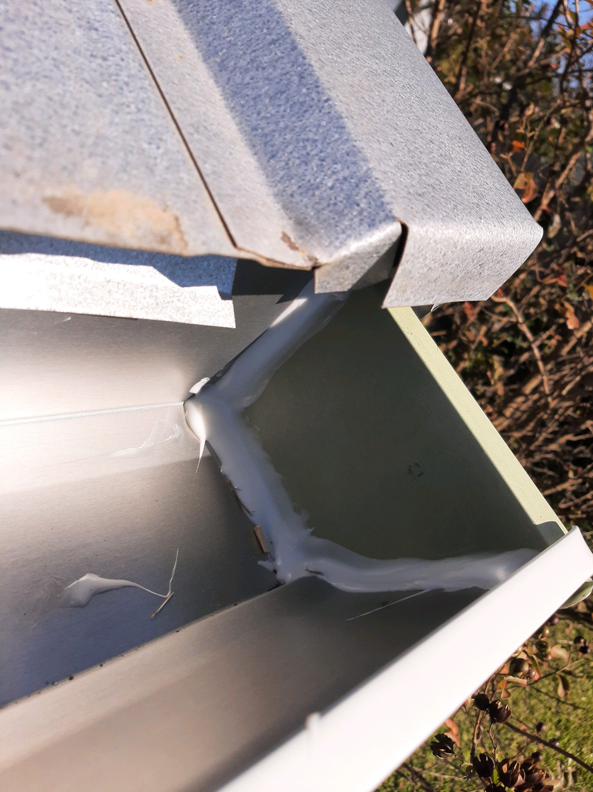 Gutter Installation using K-Style Seamless Gutters and Soffit and Fascia Replacement by Gutter Professors