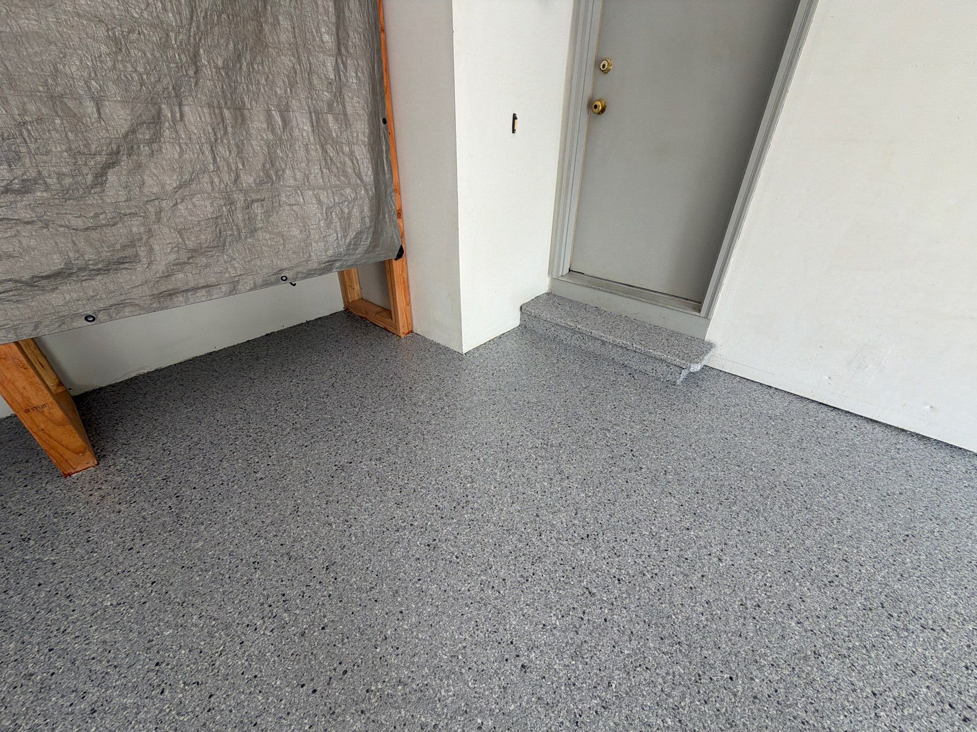 Vintage Silverado Garage Coating by NG Masonry & Construction LLC