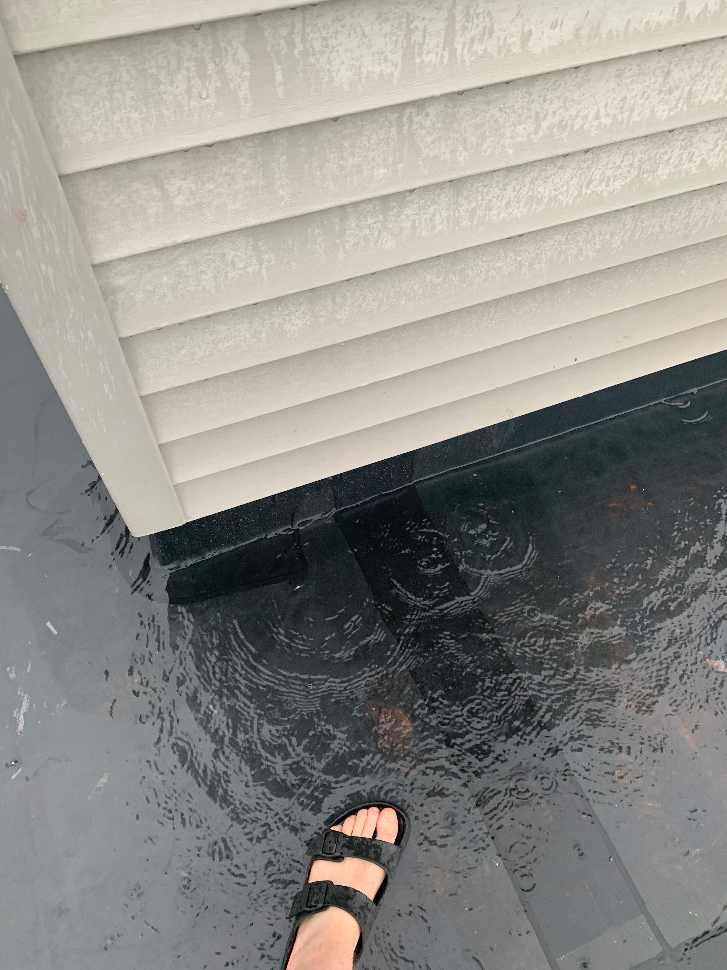 Deck Installation using trex over epdm roof by A Plus Exterior