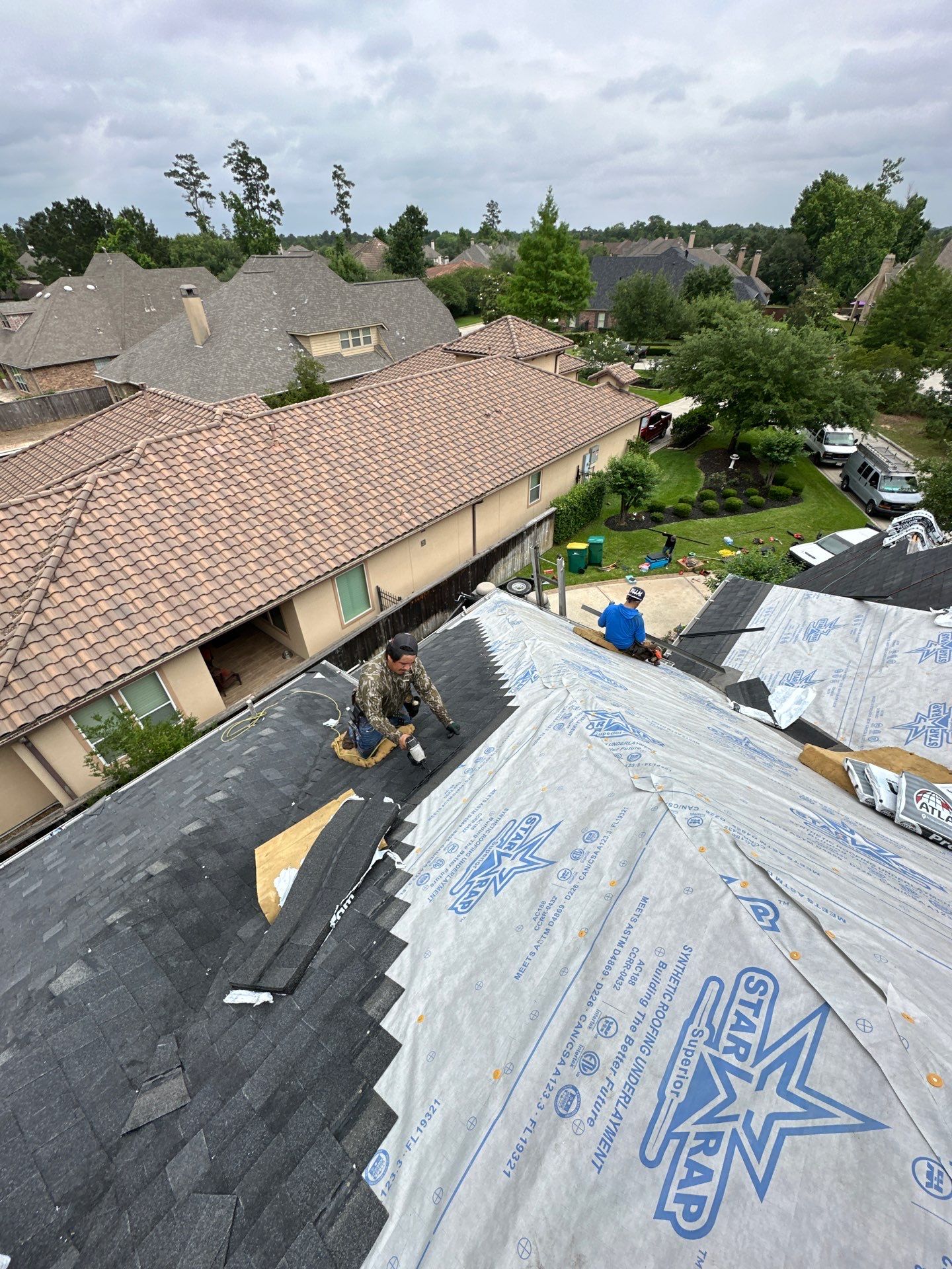 Project in Spring by Motion Roofing